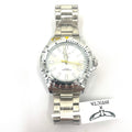Invicta Men’s Silver-Tone Stainless Steel Watch – White Dial, 30M Water Resistant – Brand New