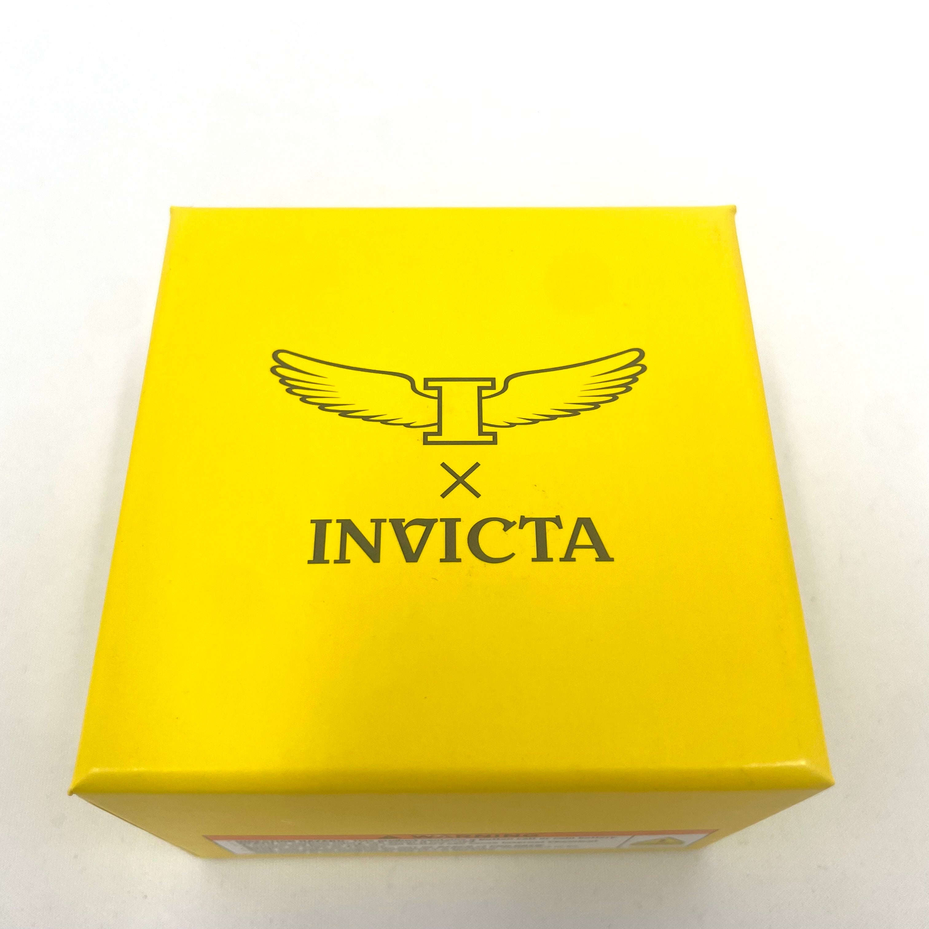 Invicta Men’s Silver-Tone Stainless Steel Watch – White Dial, 30M Water Resistant – Brand New