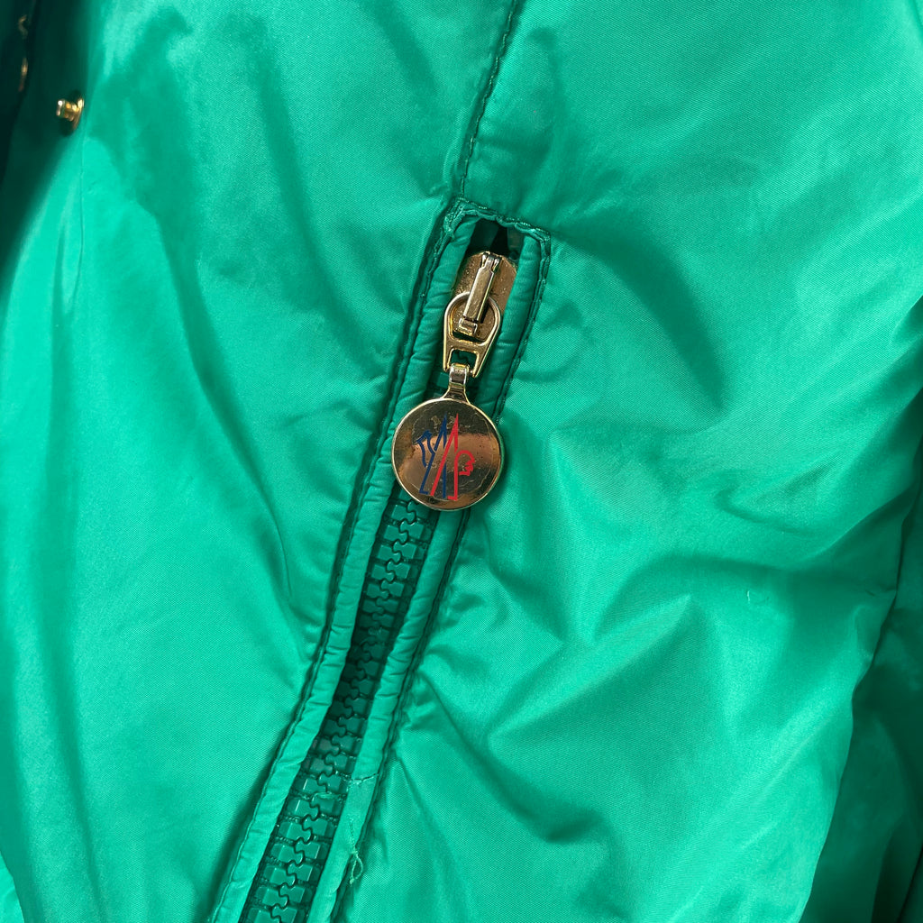 Moncler Teal Green Quilted Puffer Coat – Size 1