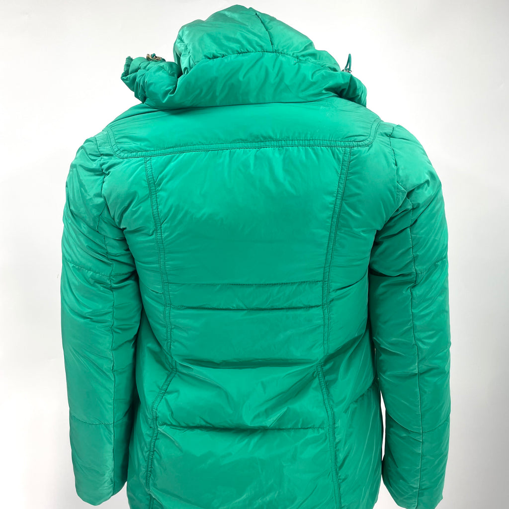 Moncler Teal Green Quilted Puffer Coat – Size 1