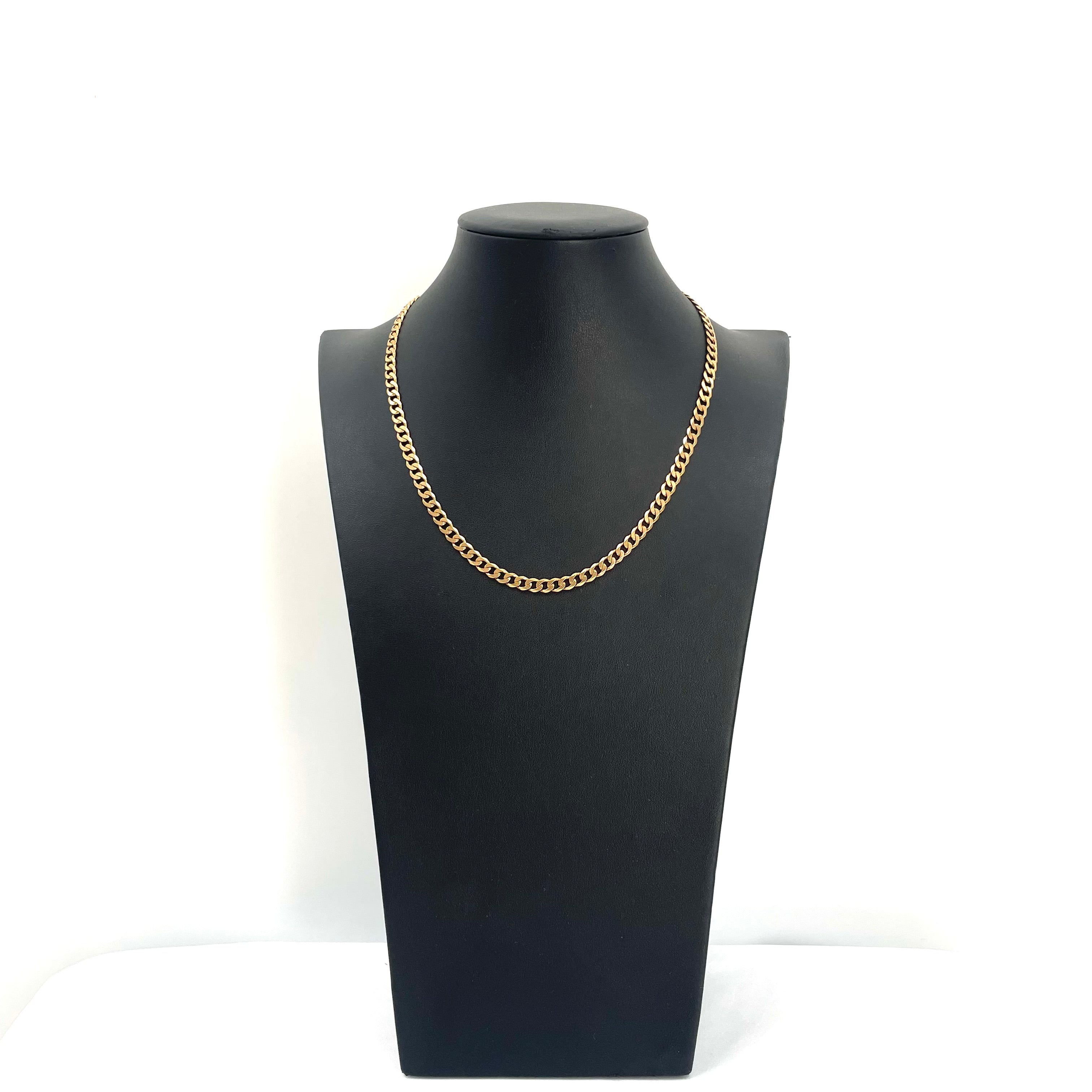 9CT Gold Curb Chain 18" 5mm