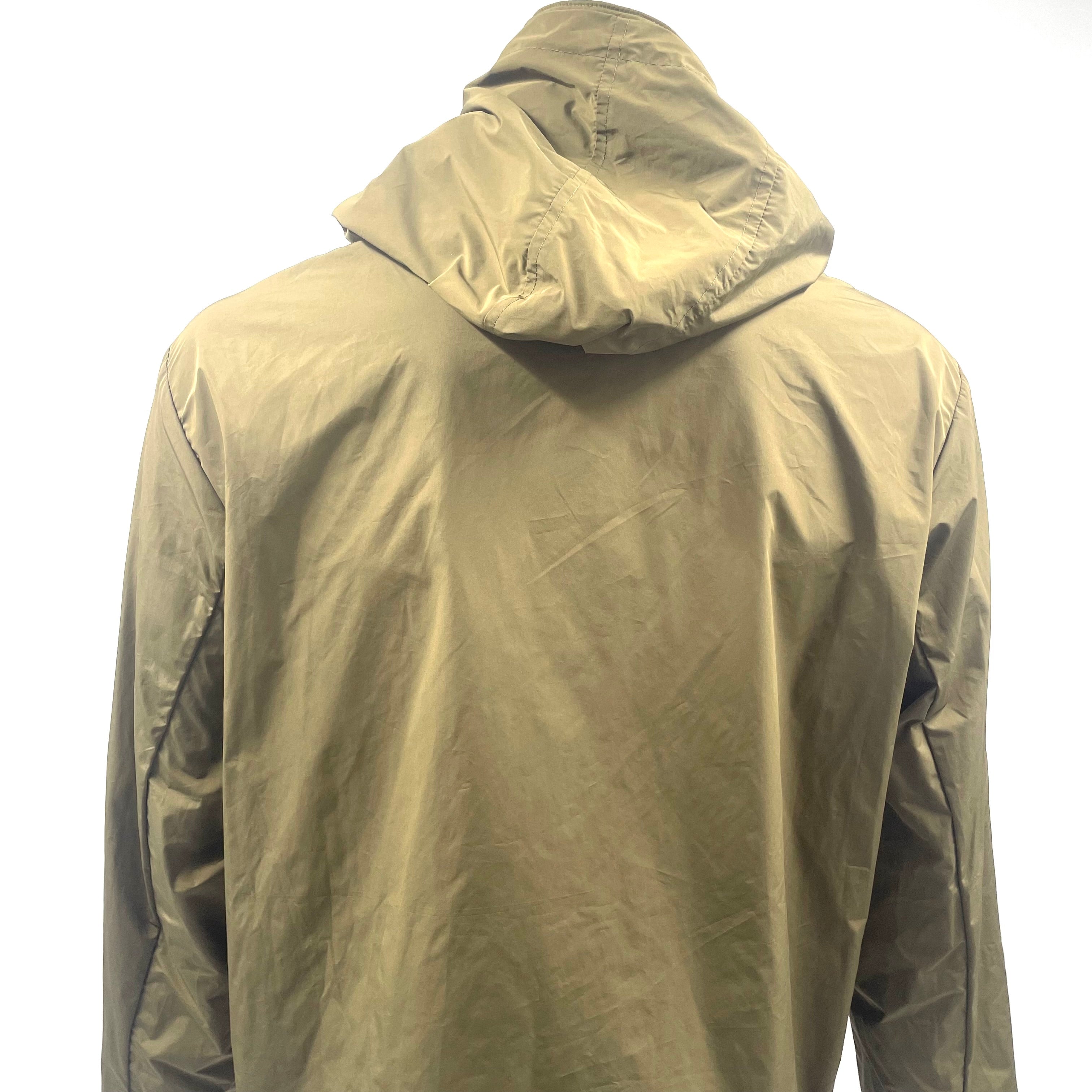 Moncler Olive Green Hooded Windbreaker Jacket – Size 4 (L) – Brand New with Tags
