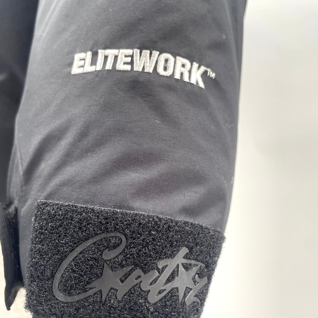 Corteiz Black Puffer Jacket – Pre-Owned Excellent Condition, Size XL