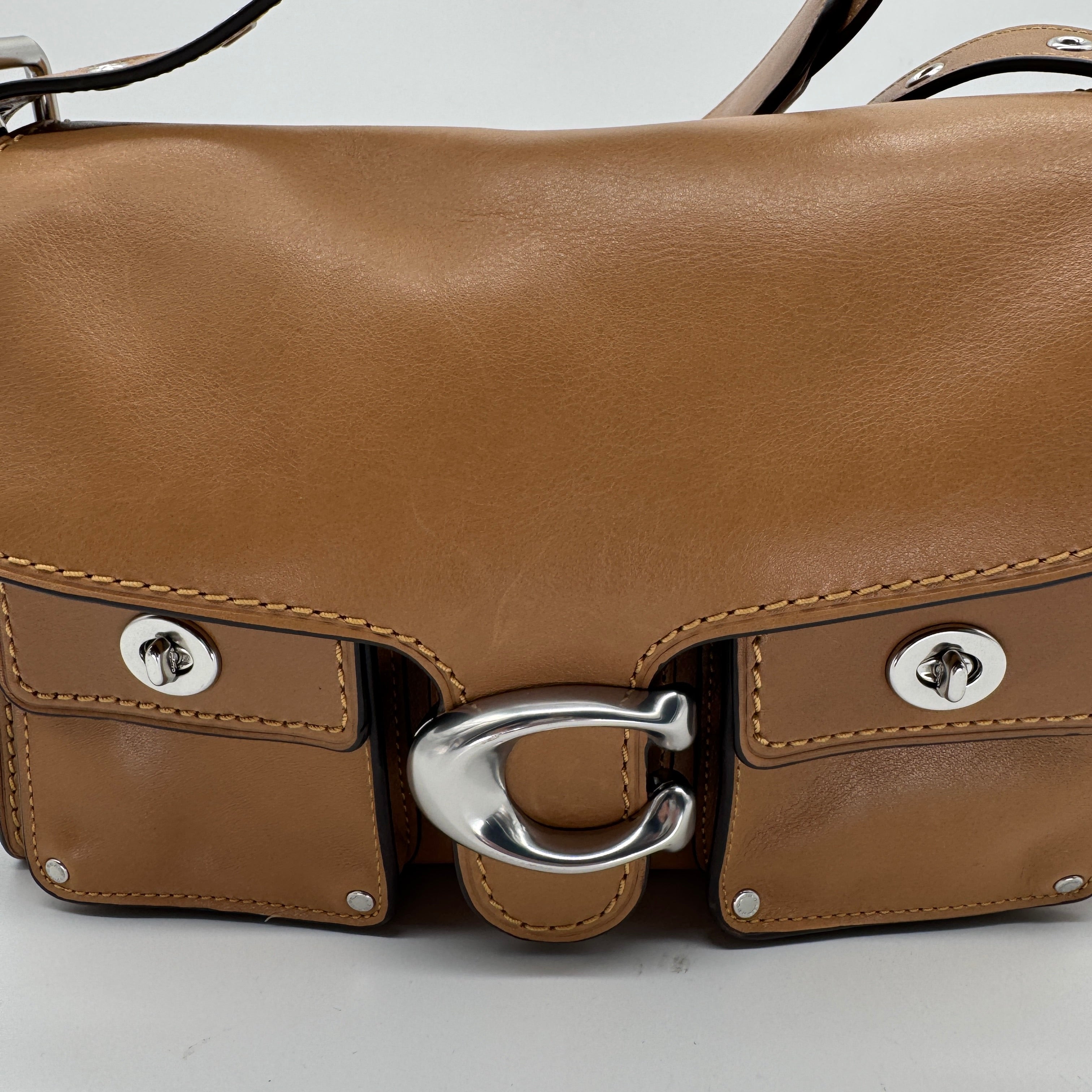 Coach Cargo Turnlock Soft Tabby