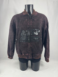 Unknown London Nascar Denim Bomber Jacket
