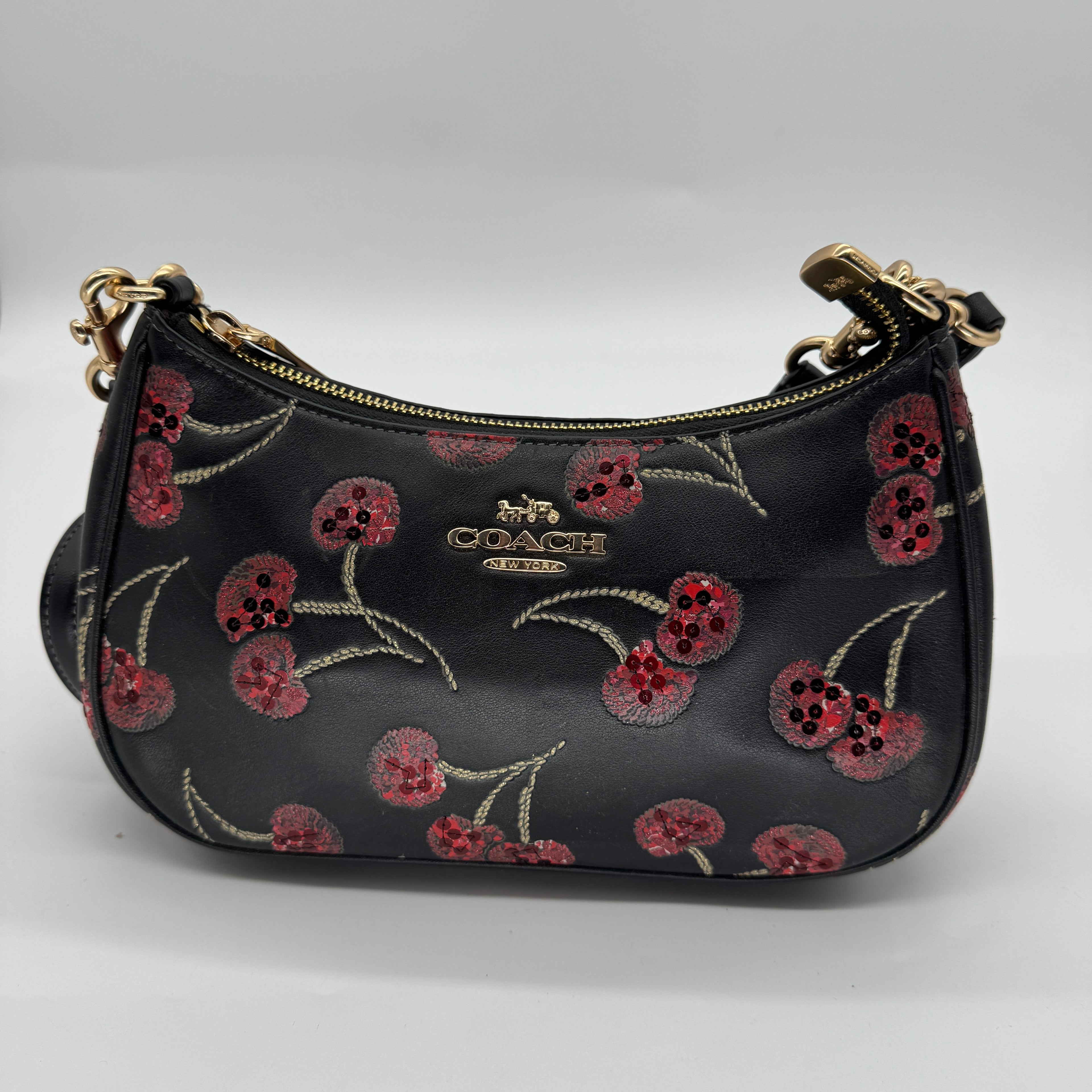 Coach Teri Shoulder Bag Cherry Print