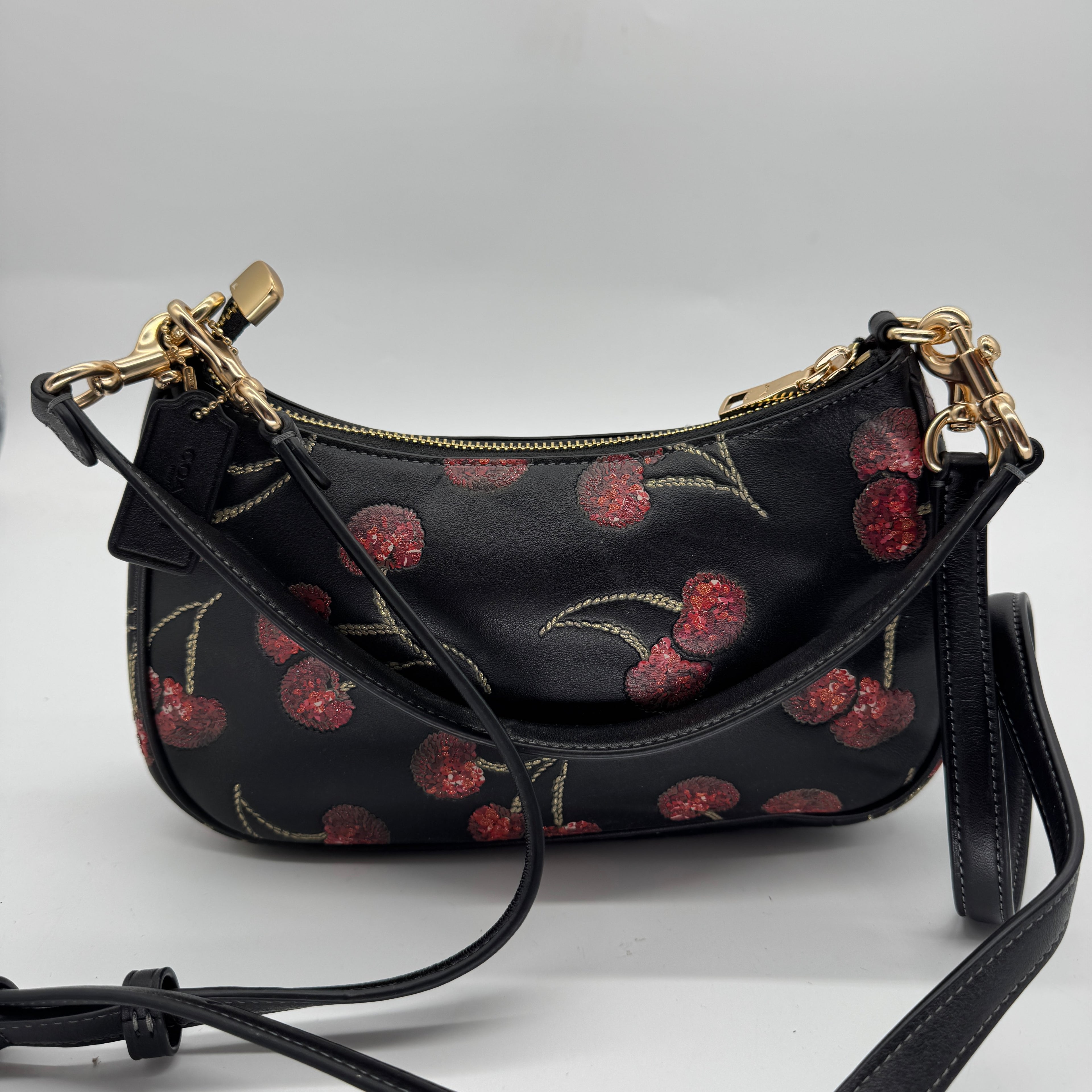 Coach Teri Shoulder Bag Cherry Print