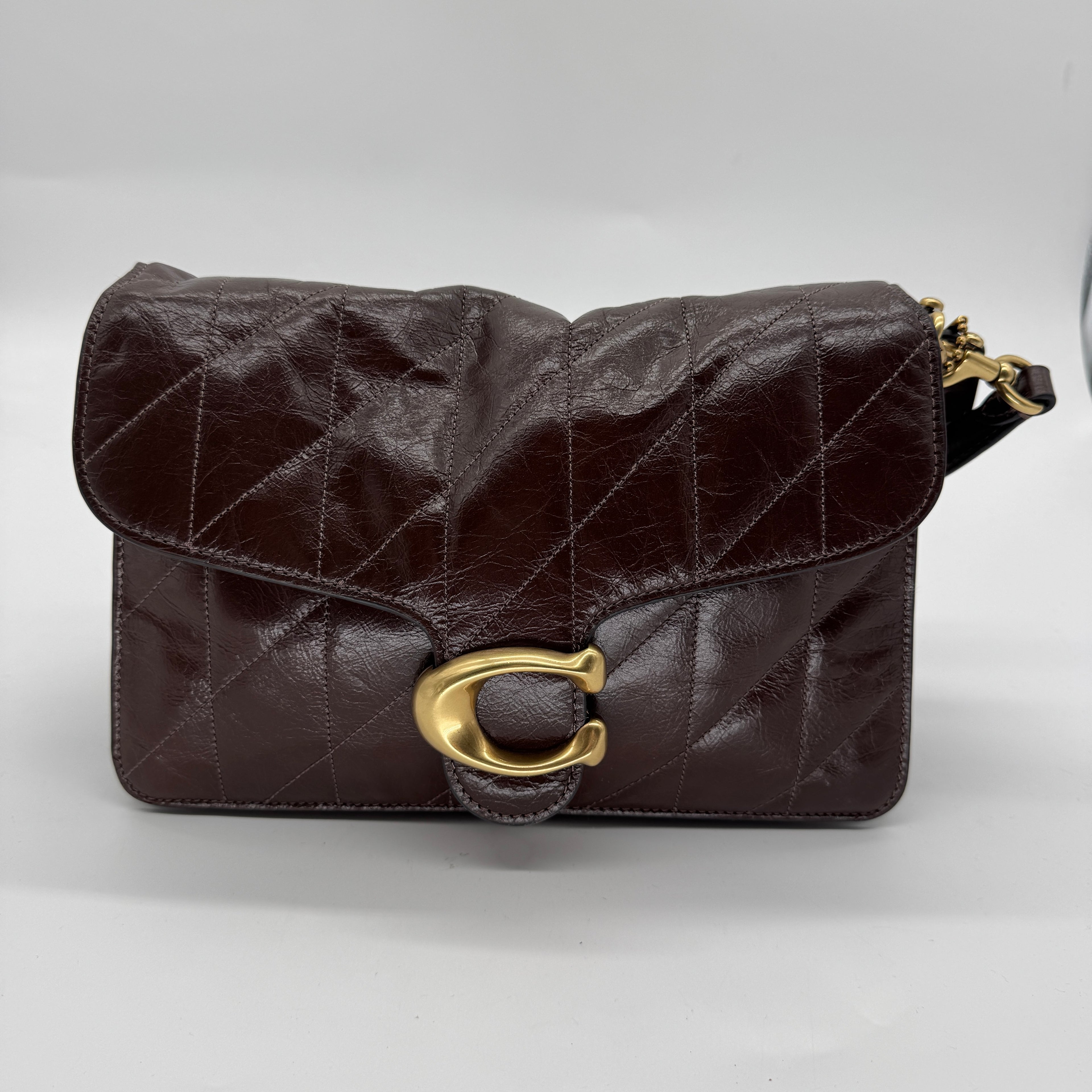 Coach Chain Tabby Shoulder Bag Quilted