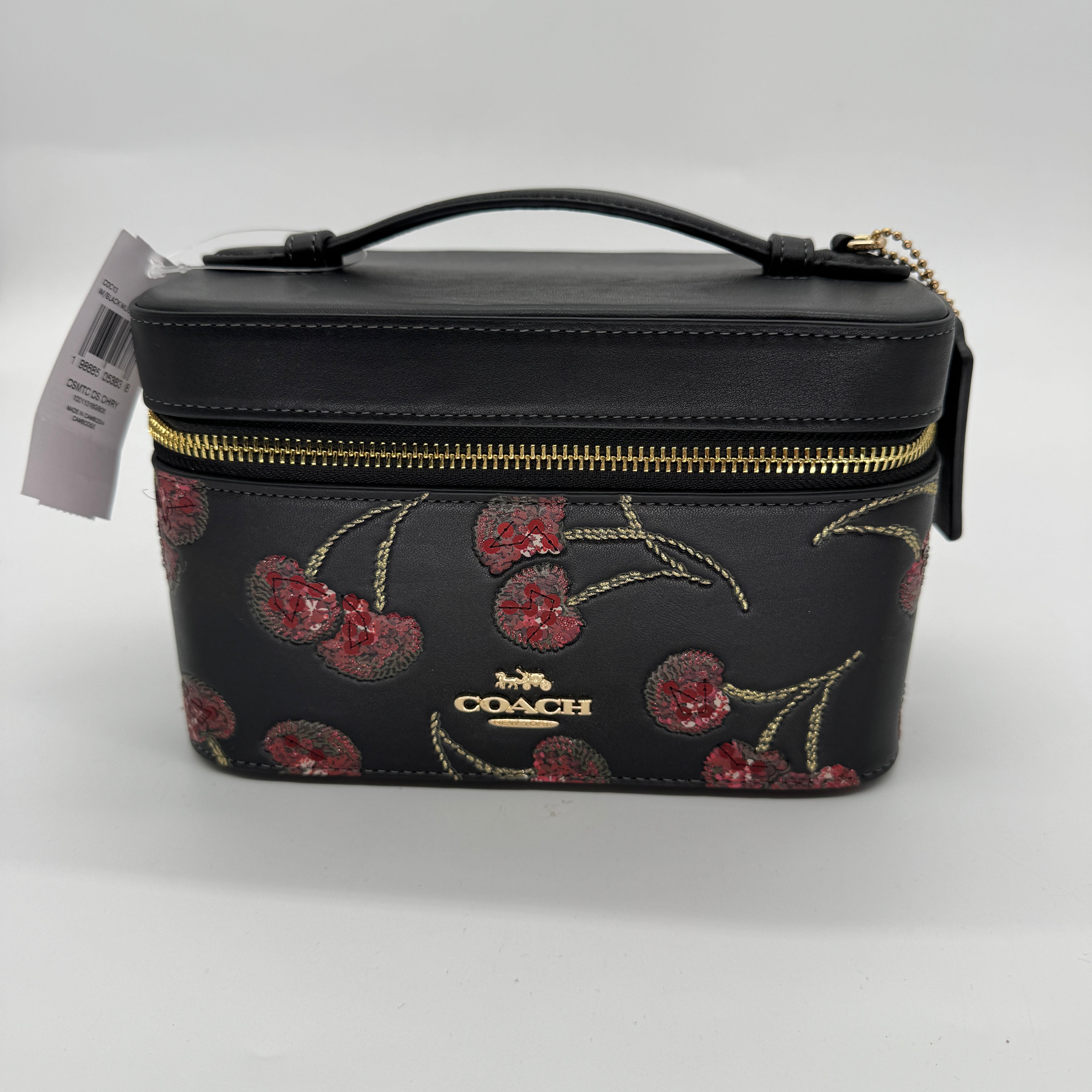 Coach Cosmetic Case With Cherry Print