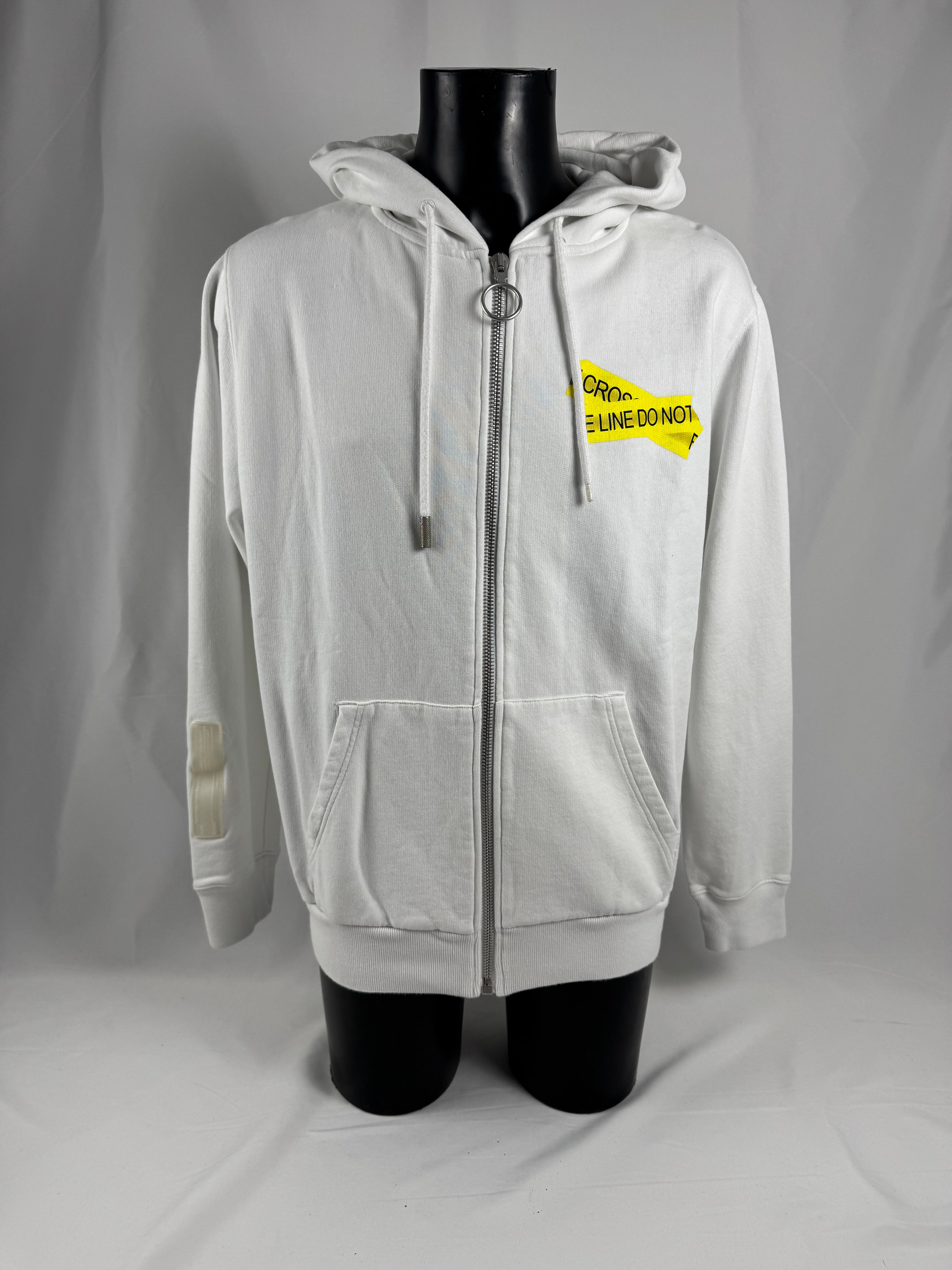 Off-White Fire Line 'Do Not Cross' Zip Up