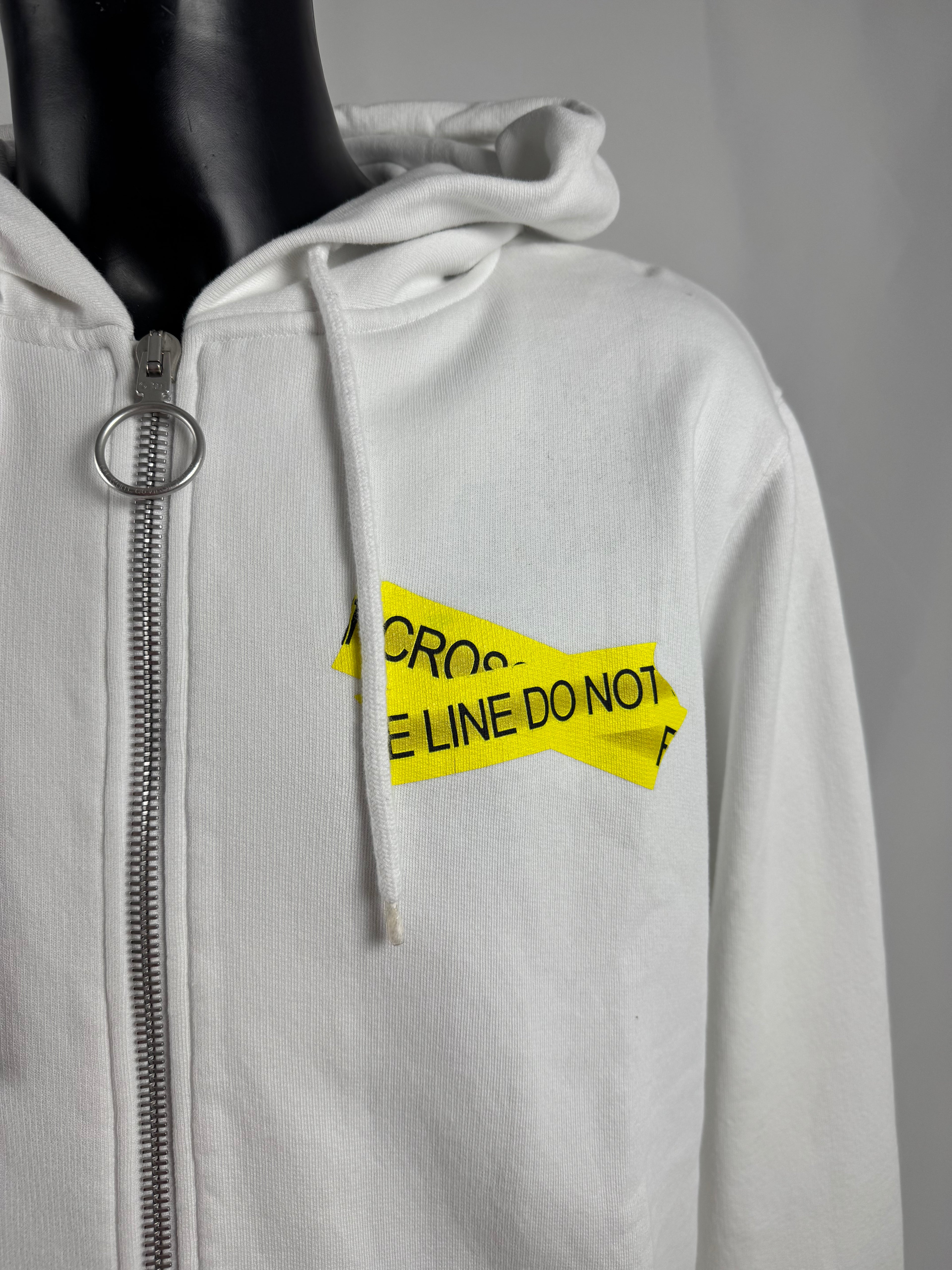 Off-White Fire Line 'Do Not Cross' Zip Up
