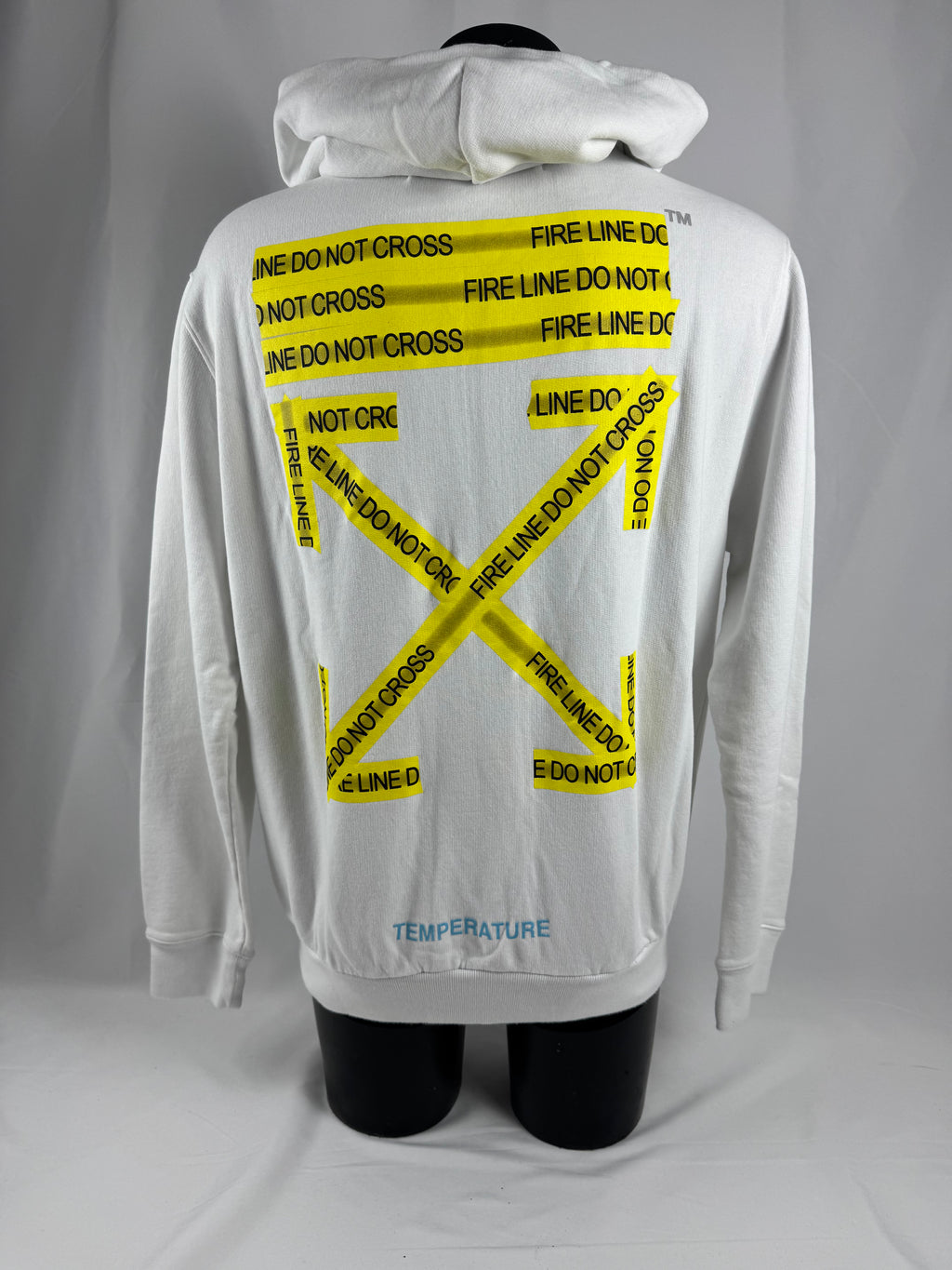 Off-White Fire Line 'Do Not Cross' Zip Up