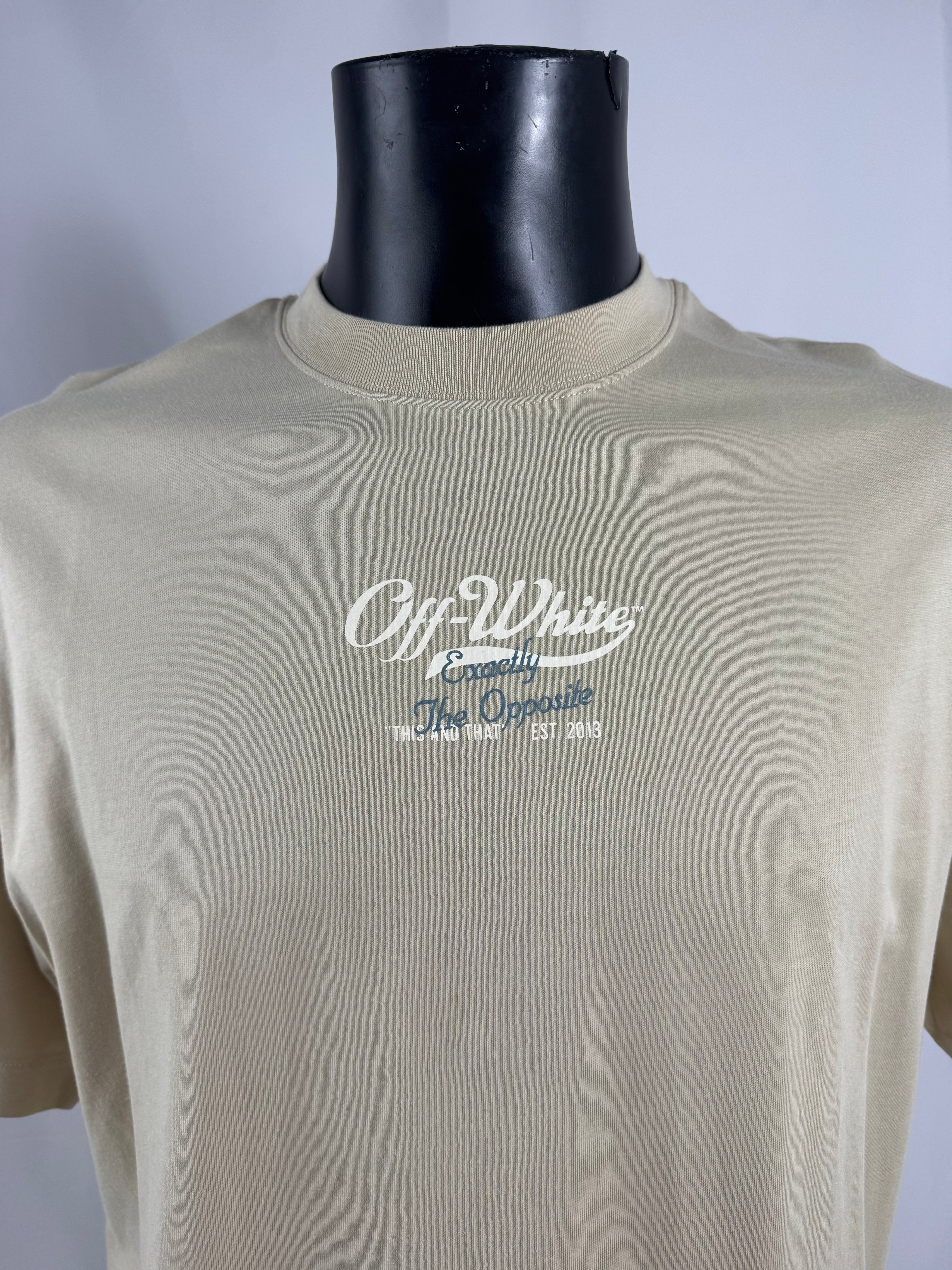 Off White Script logo Opp Over Skate Tee