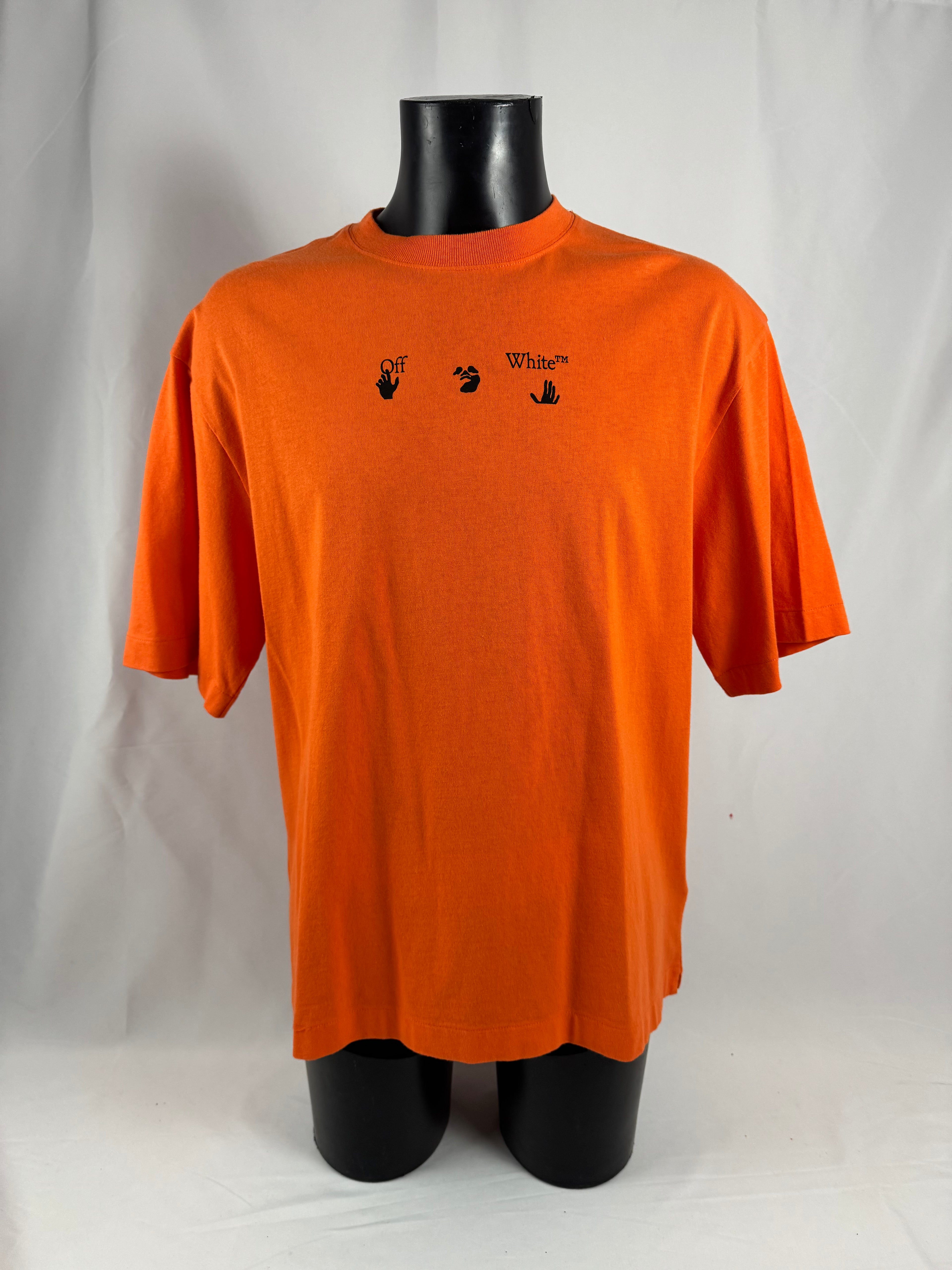 Off White Paint Splat Arrow Tee