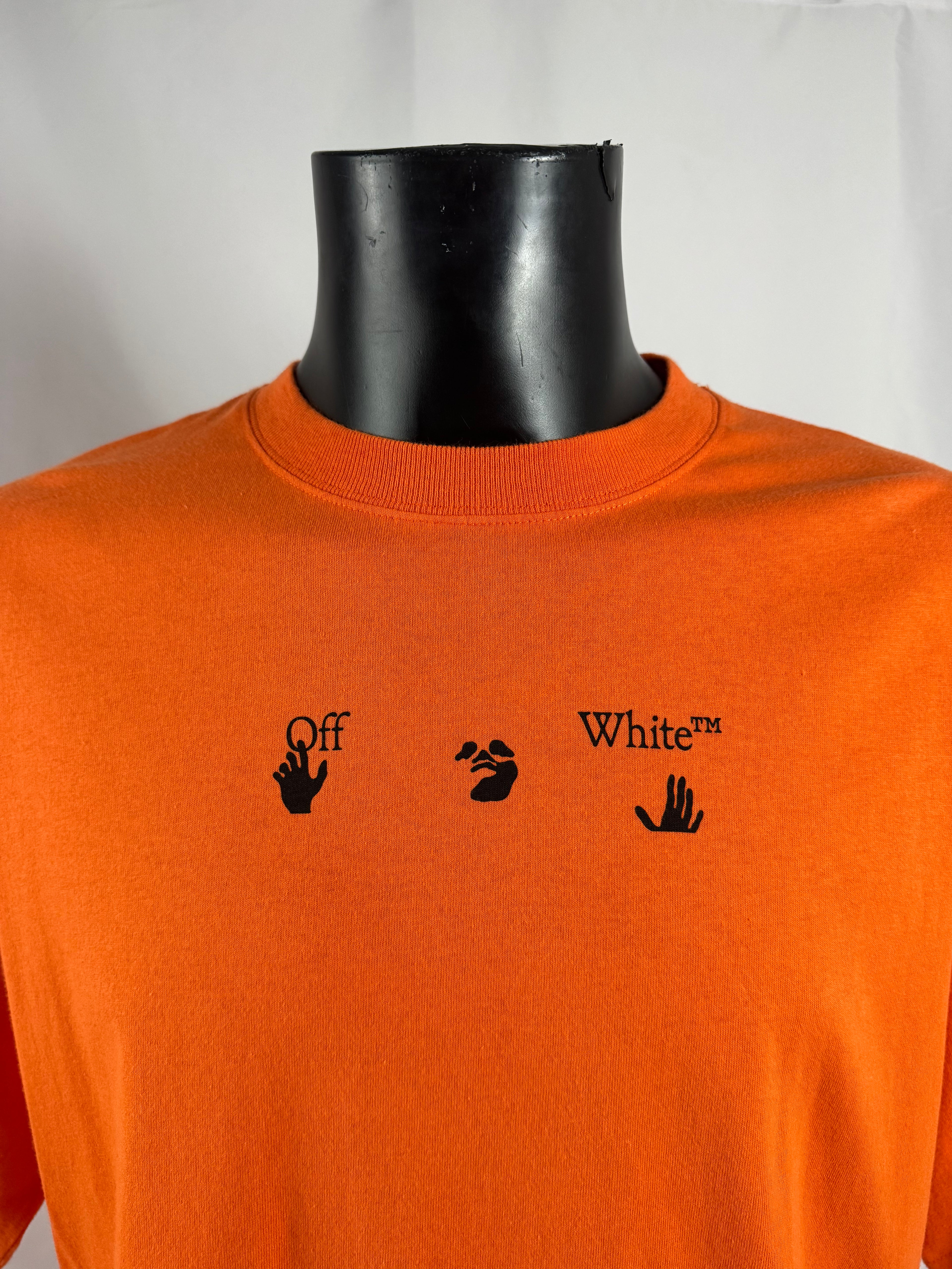 Off White Paint Splat Arrow Tee