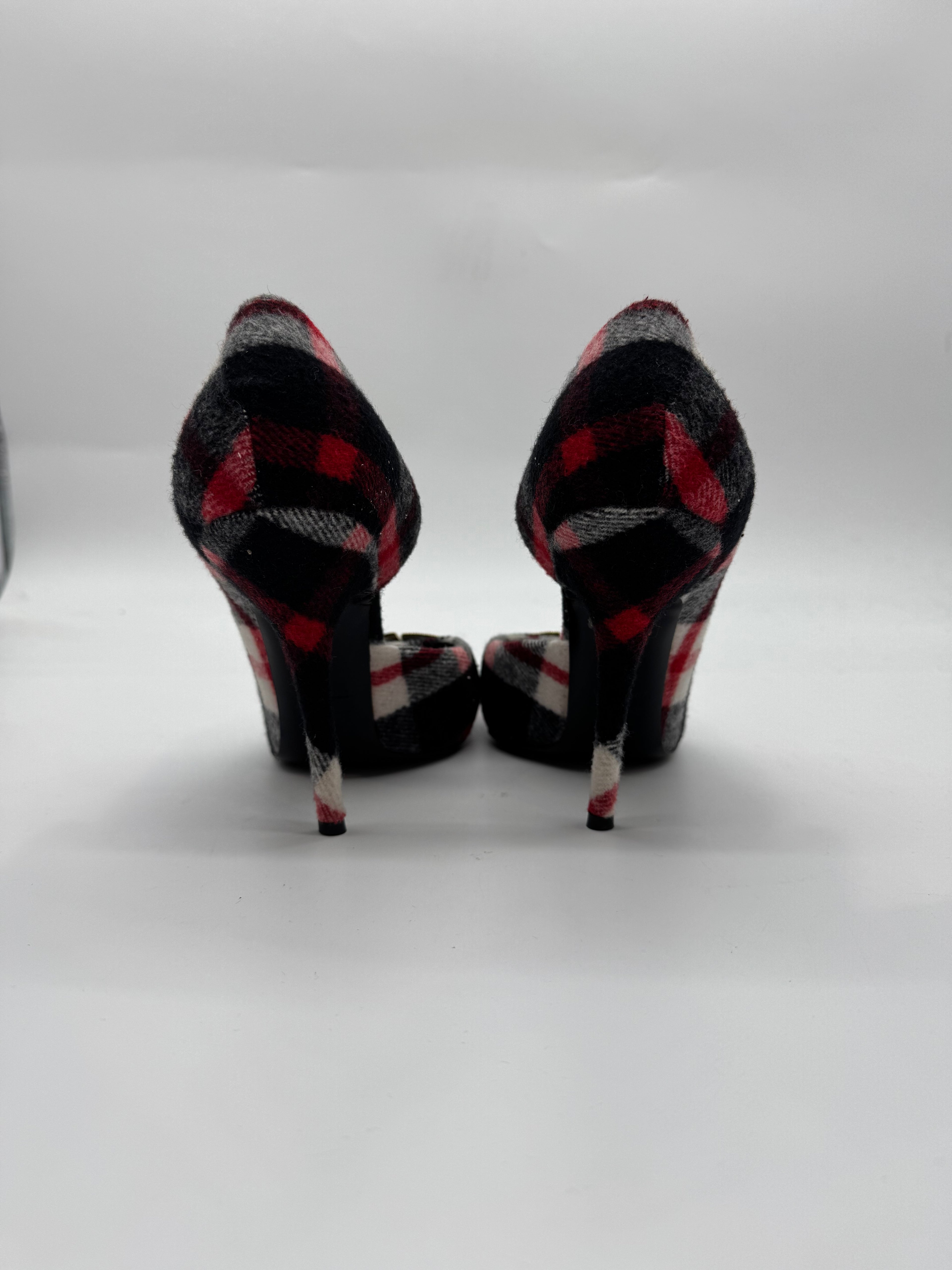 Balenciaga Tartan Plaid BB Pumps