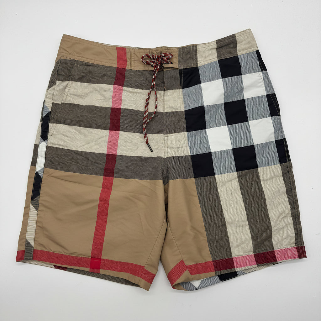 Burberry Check Swim Trunks