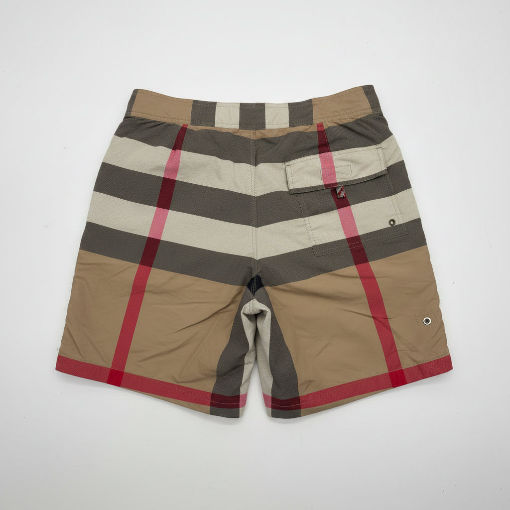 Burberry Check Swim Trunks