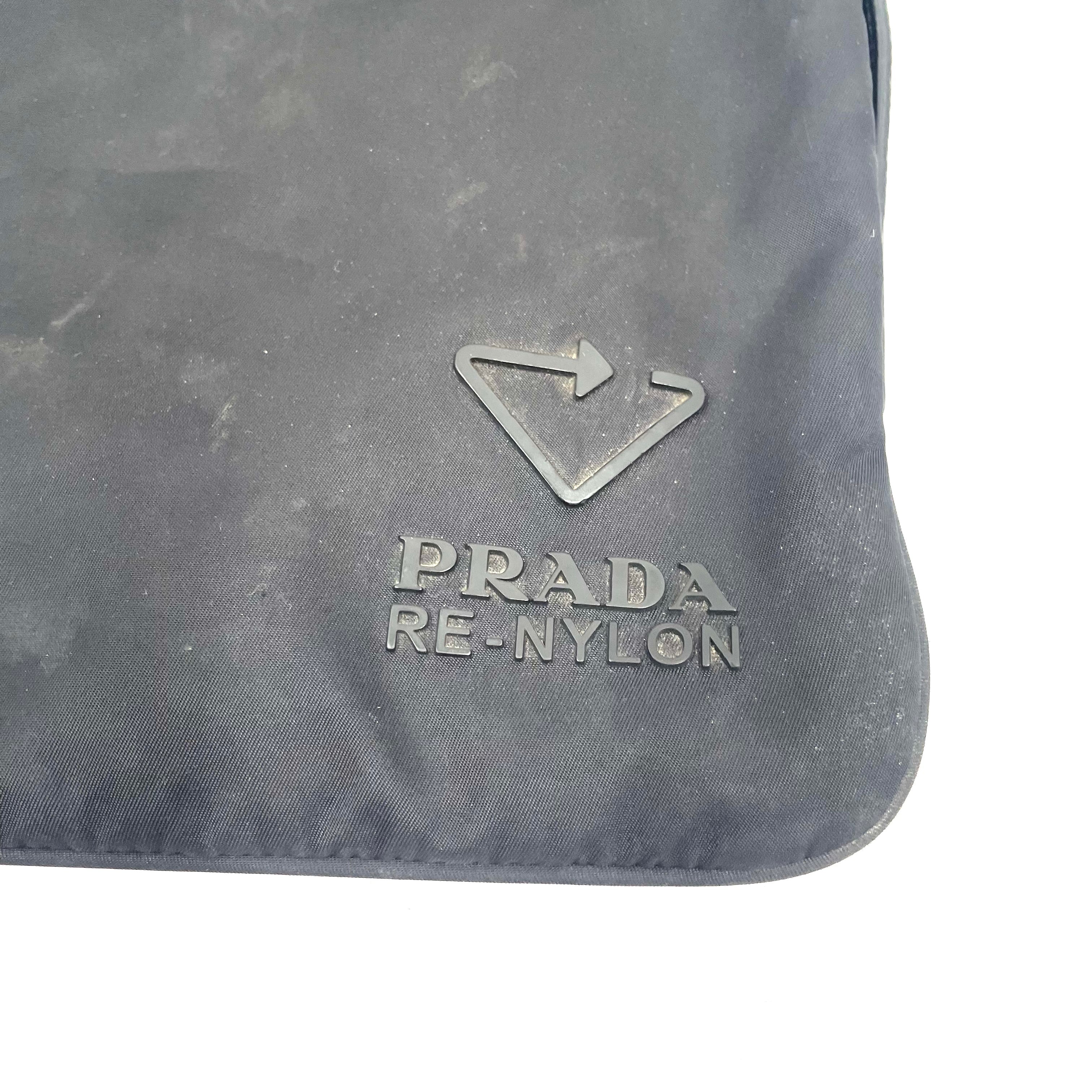 Prada Re-Nylon Black Crossbody Shoulder Bag