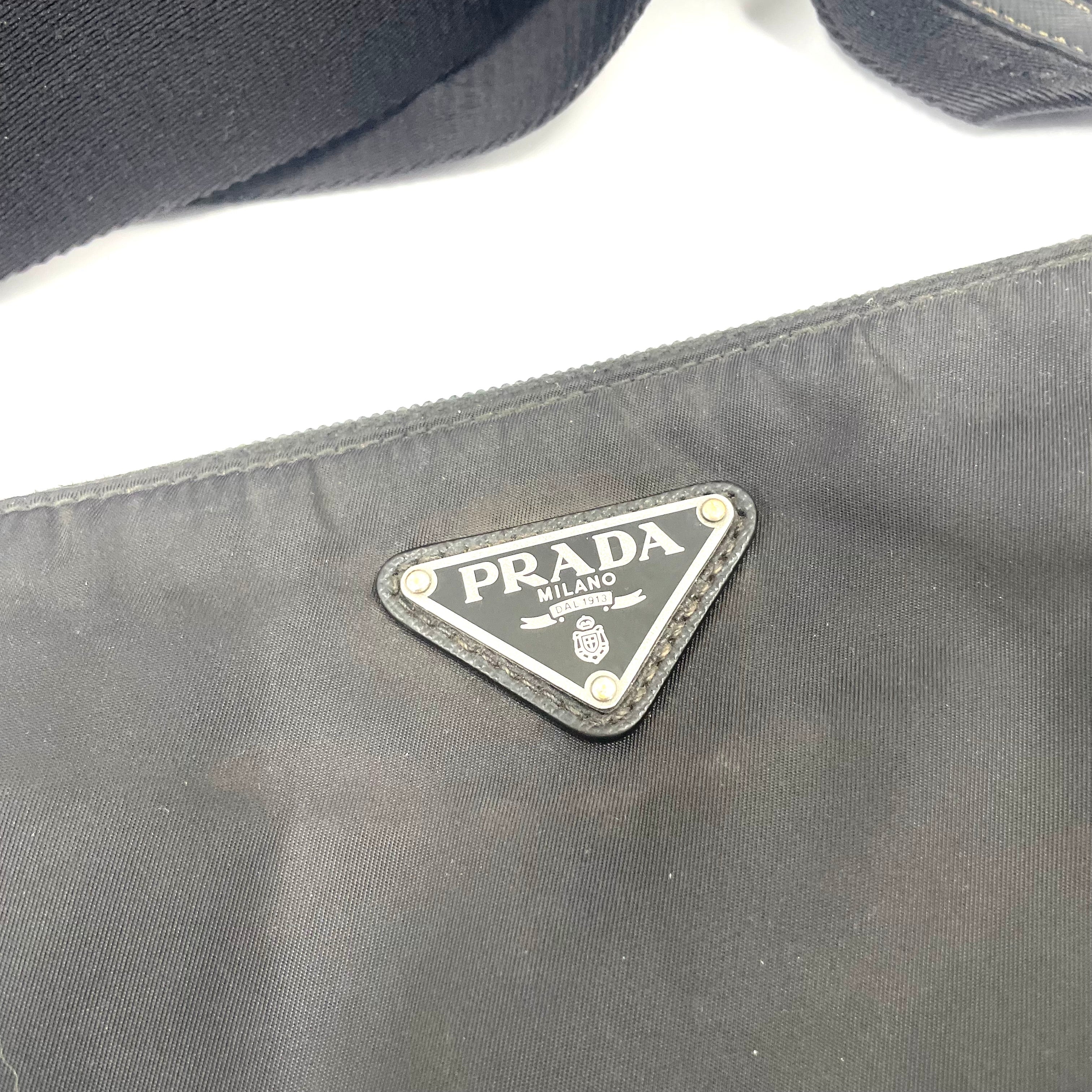 Prada Re-Nylon Black Crossbody Shoulder Bag