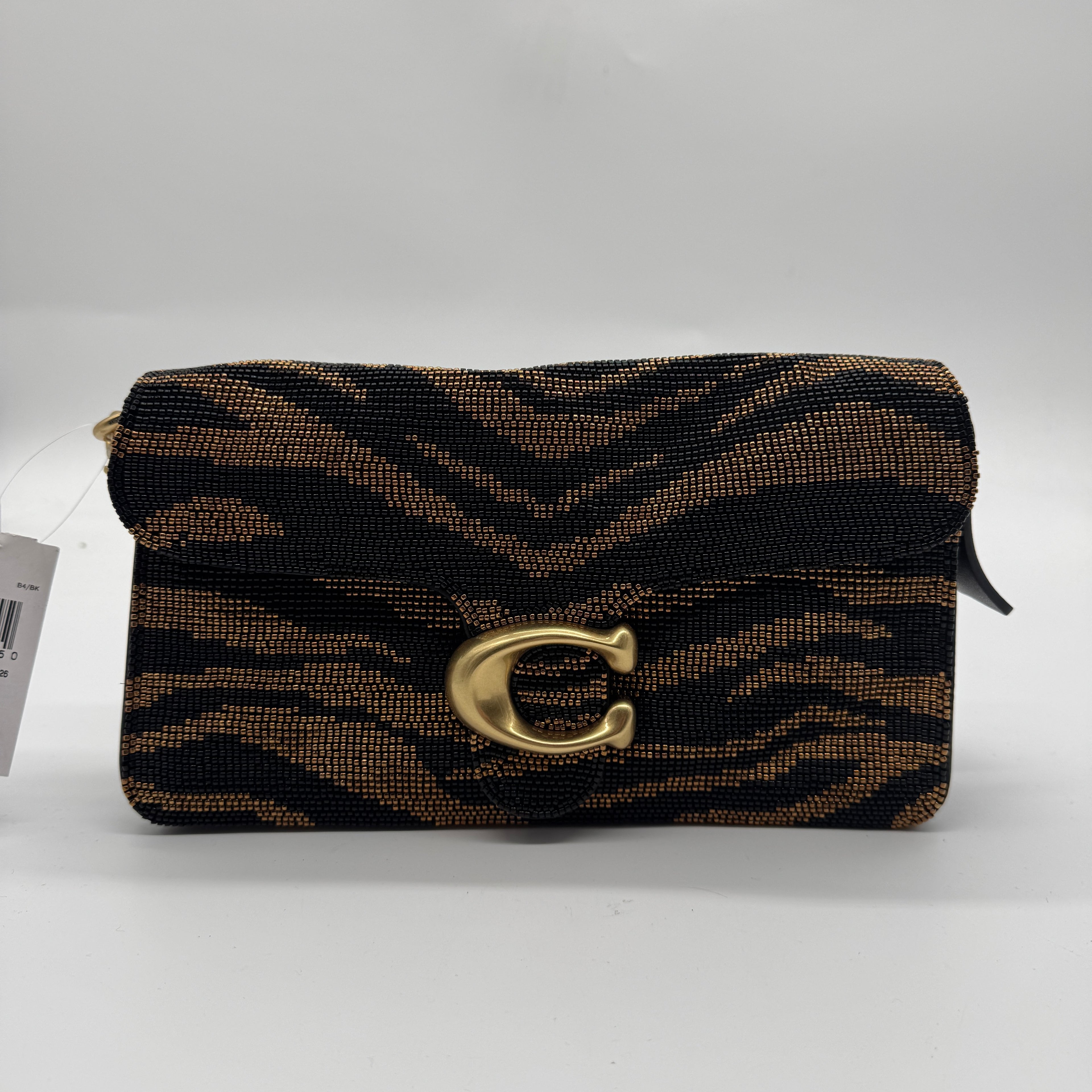 Coach Tabby Shoulder Bag 26 With Beaded Tiger