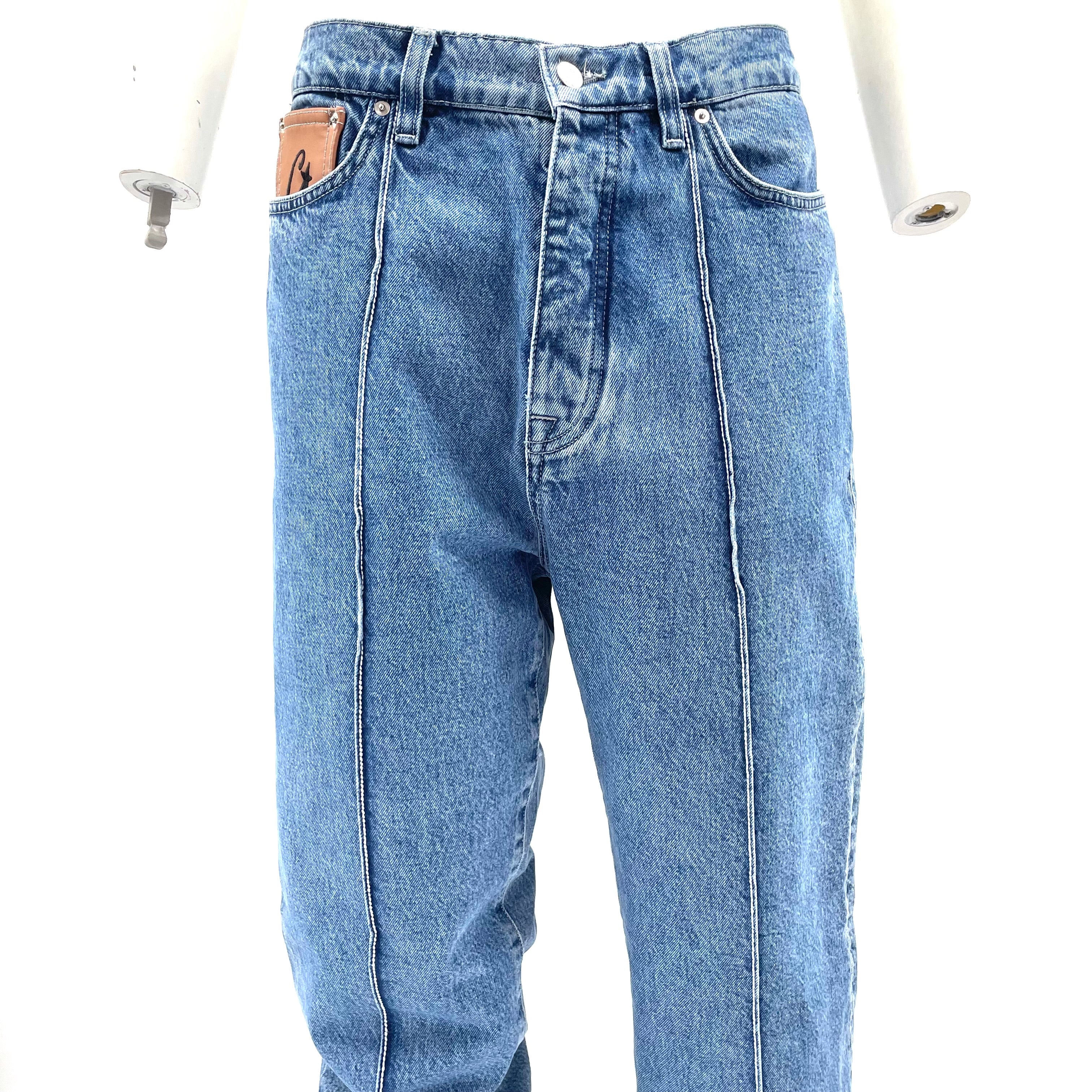 Corteiz Denim Jeans – Blue, Size L, New With Tags