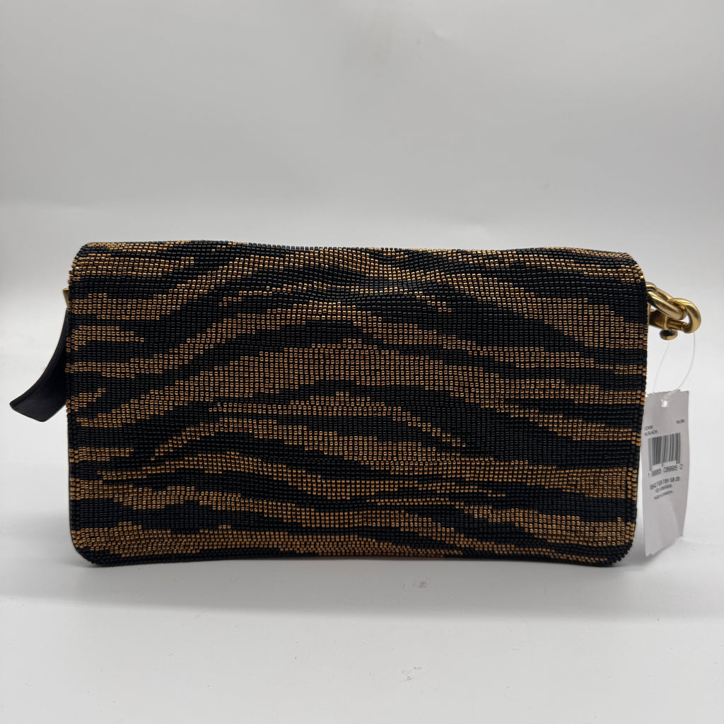 Coach Tabby Shoulder Bag 26 With Beaded Tiger