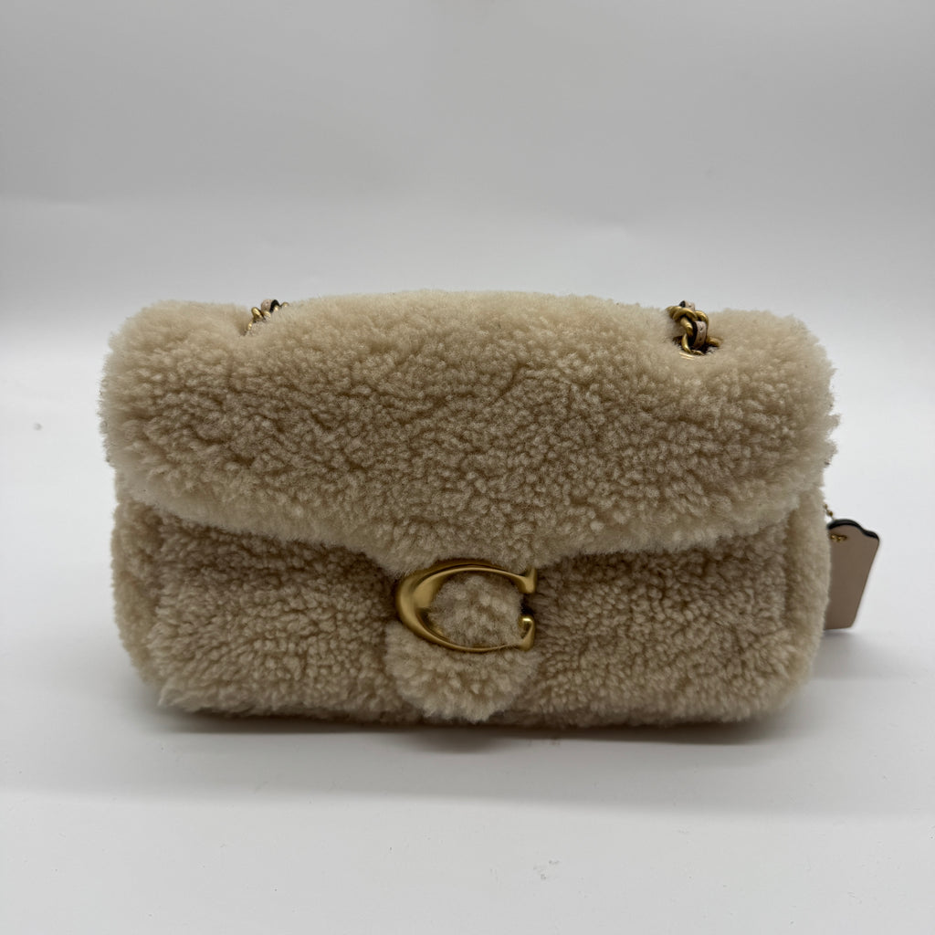 Coach Tabby Shoulder Bag 20 In Shearling
