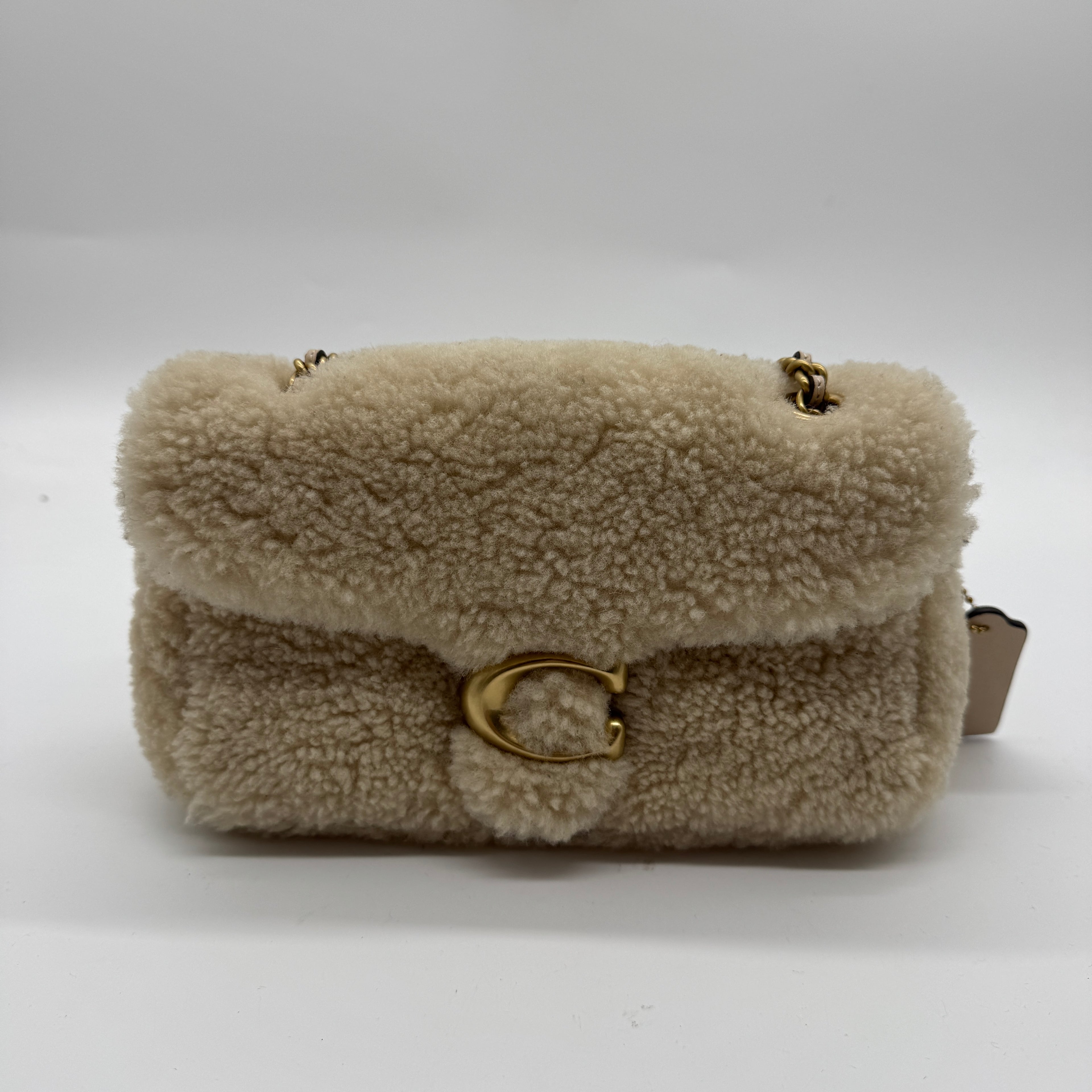Coach Tabby Shoulder Bag 20 In Shearling