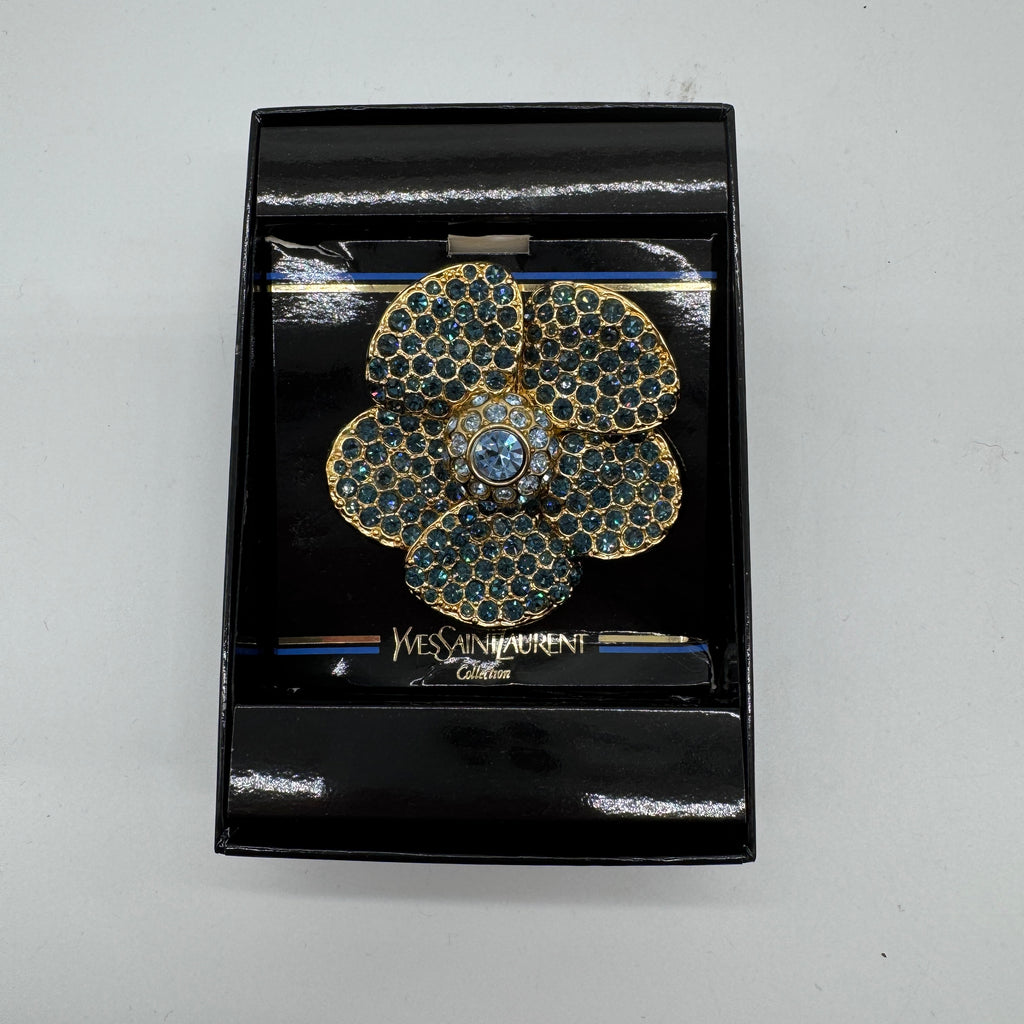Saint Laurent Flower Brooche