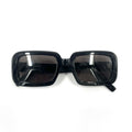 Saint Laurent Oversized Rectangular Sunglasses – Black Acetate, Pre-Owned, Cat. 3 UV Protection (Box Included)