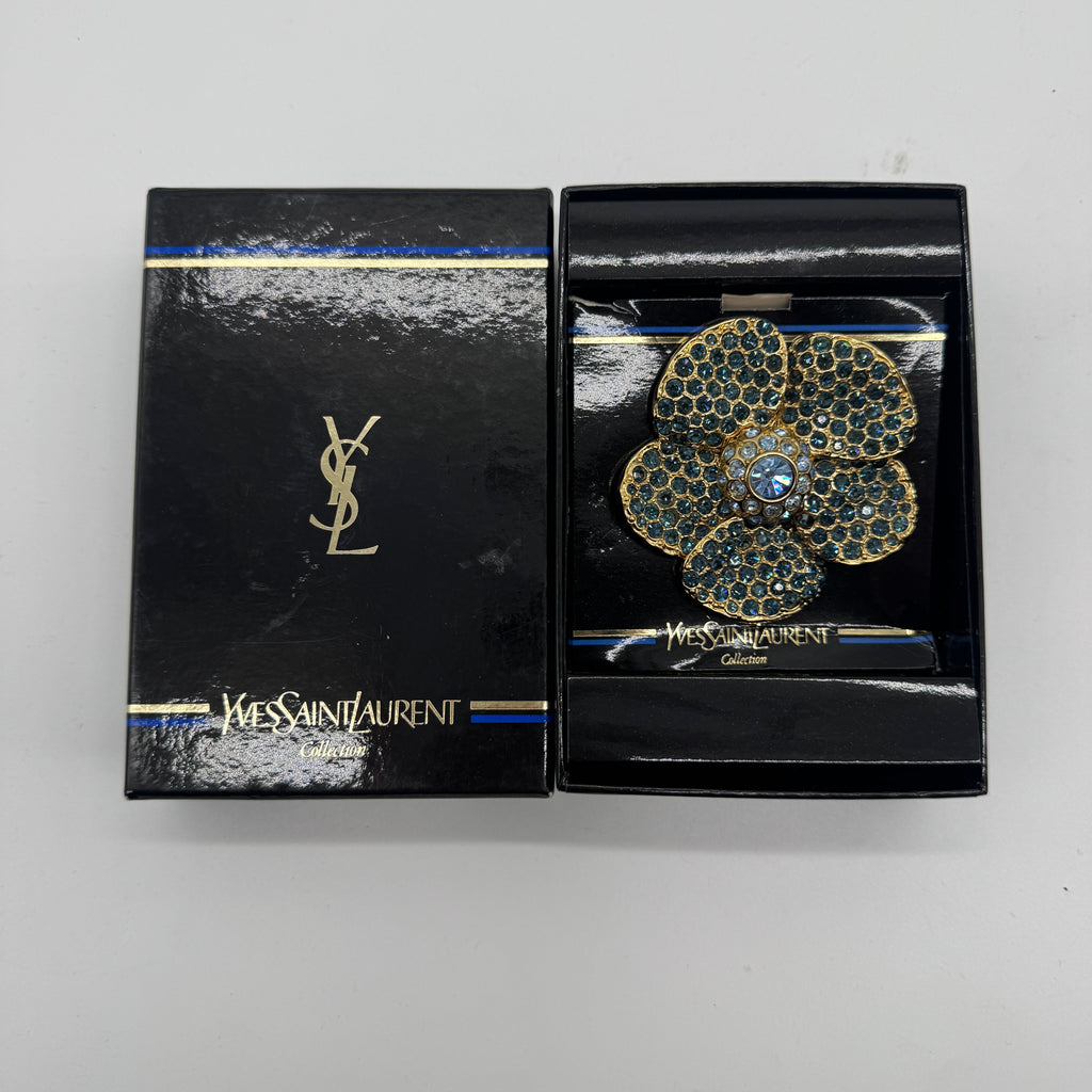 Saint Laurent Flower Brooche