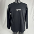Supreme Box Logo L/S Tee Black