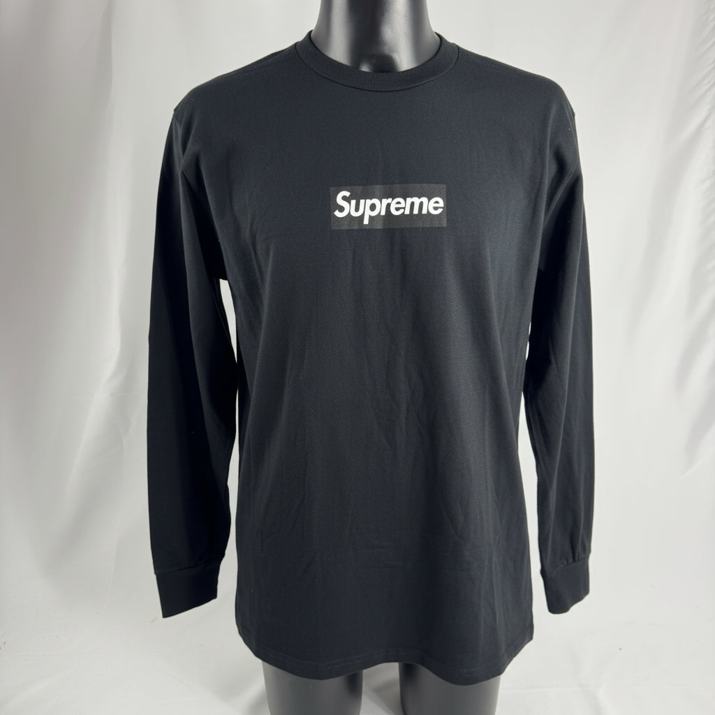 Supreme Box Logo L/S Tee Black