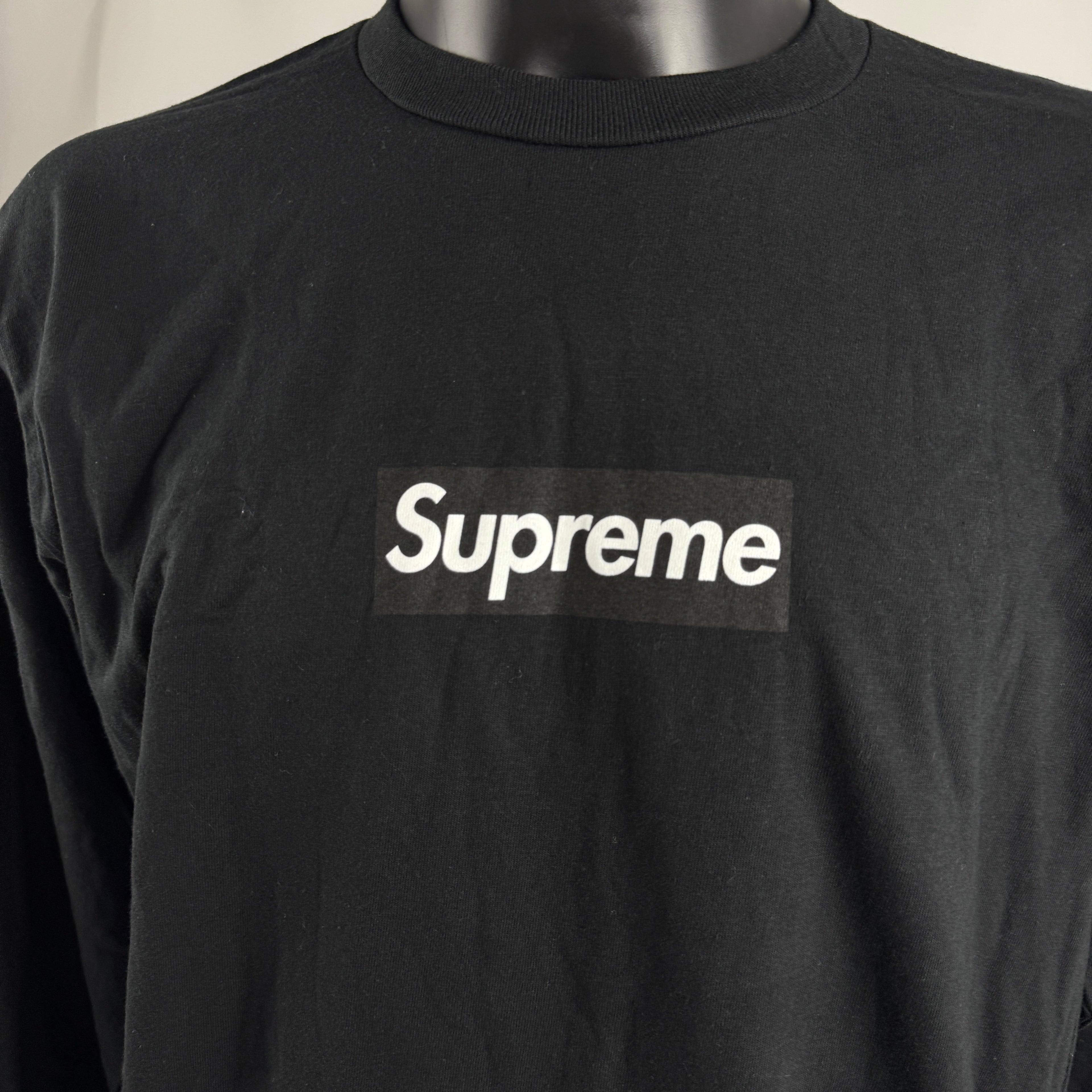 Supreme Box Logo L/S Tee Black