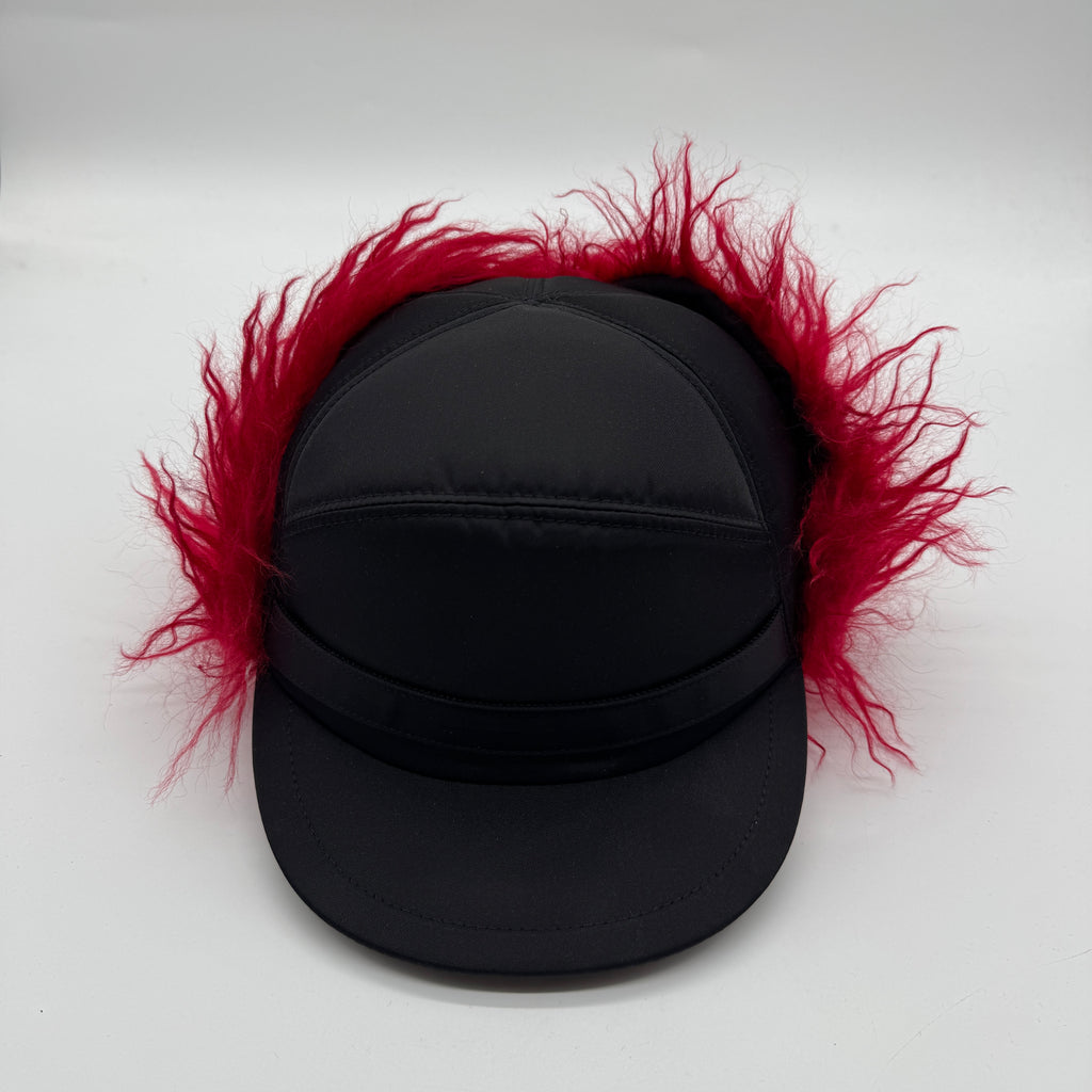 Prada Red Nylon Hat