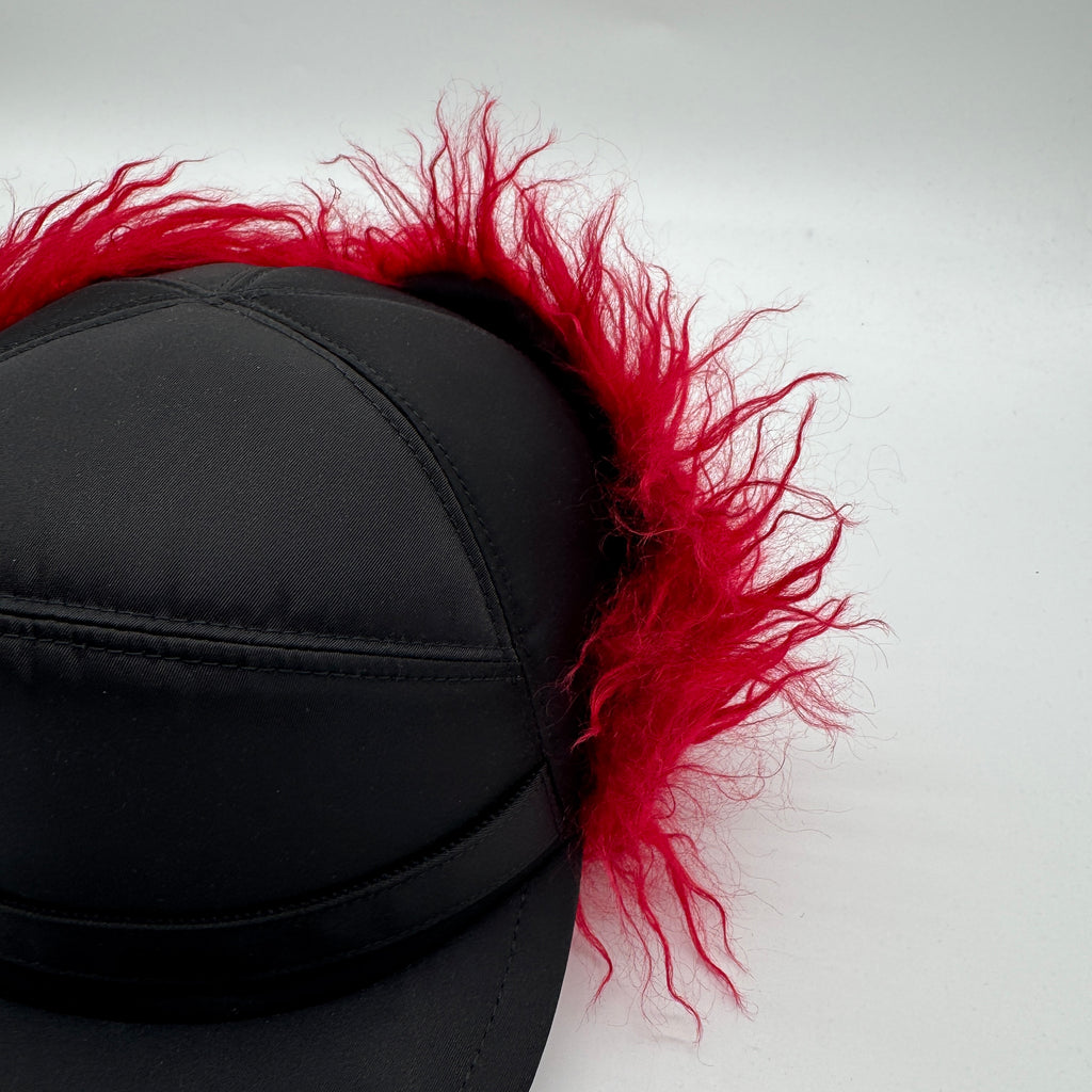 Prada Red Nylon Hat