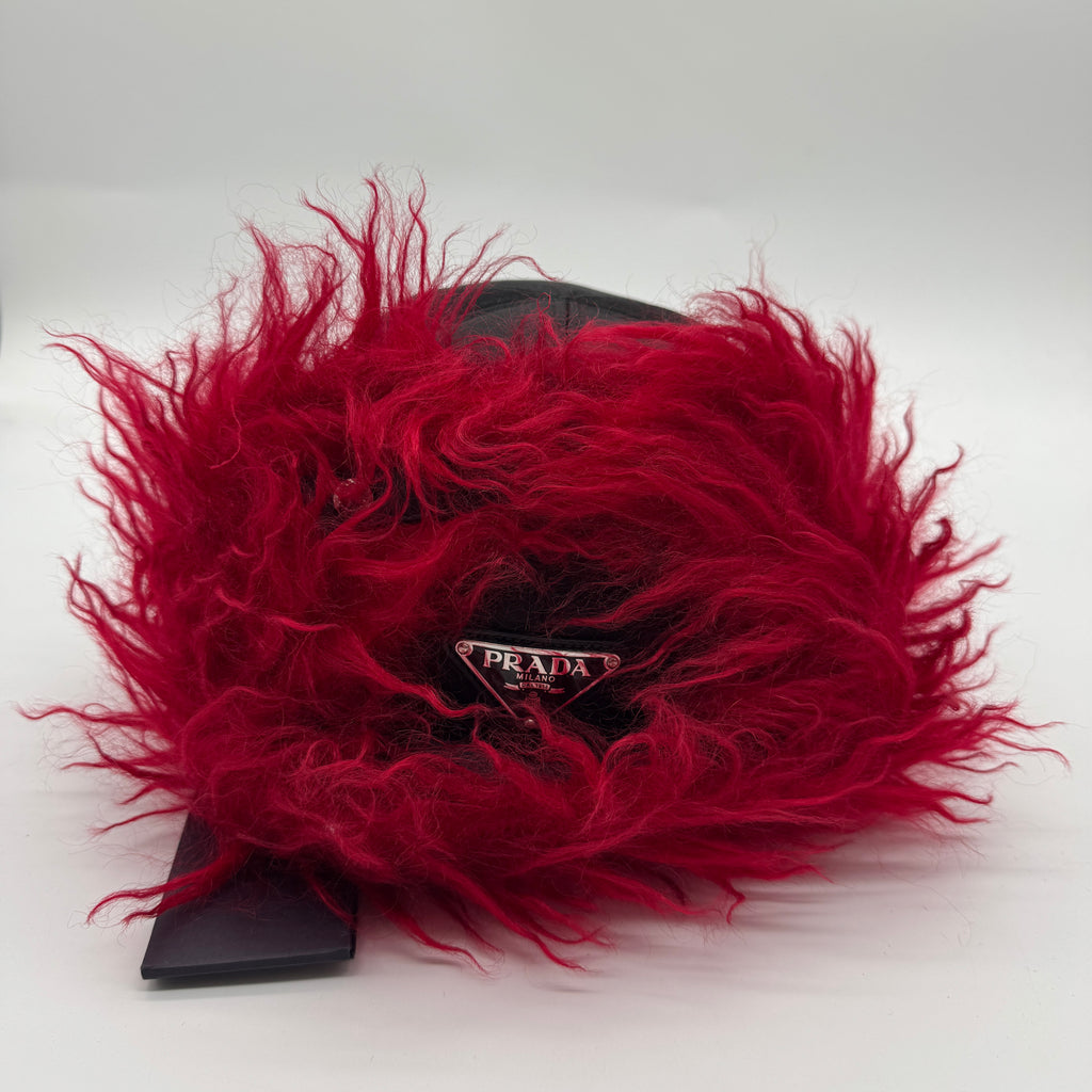 Prada Red Nylon Hat