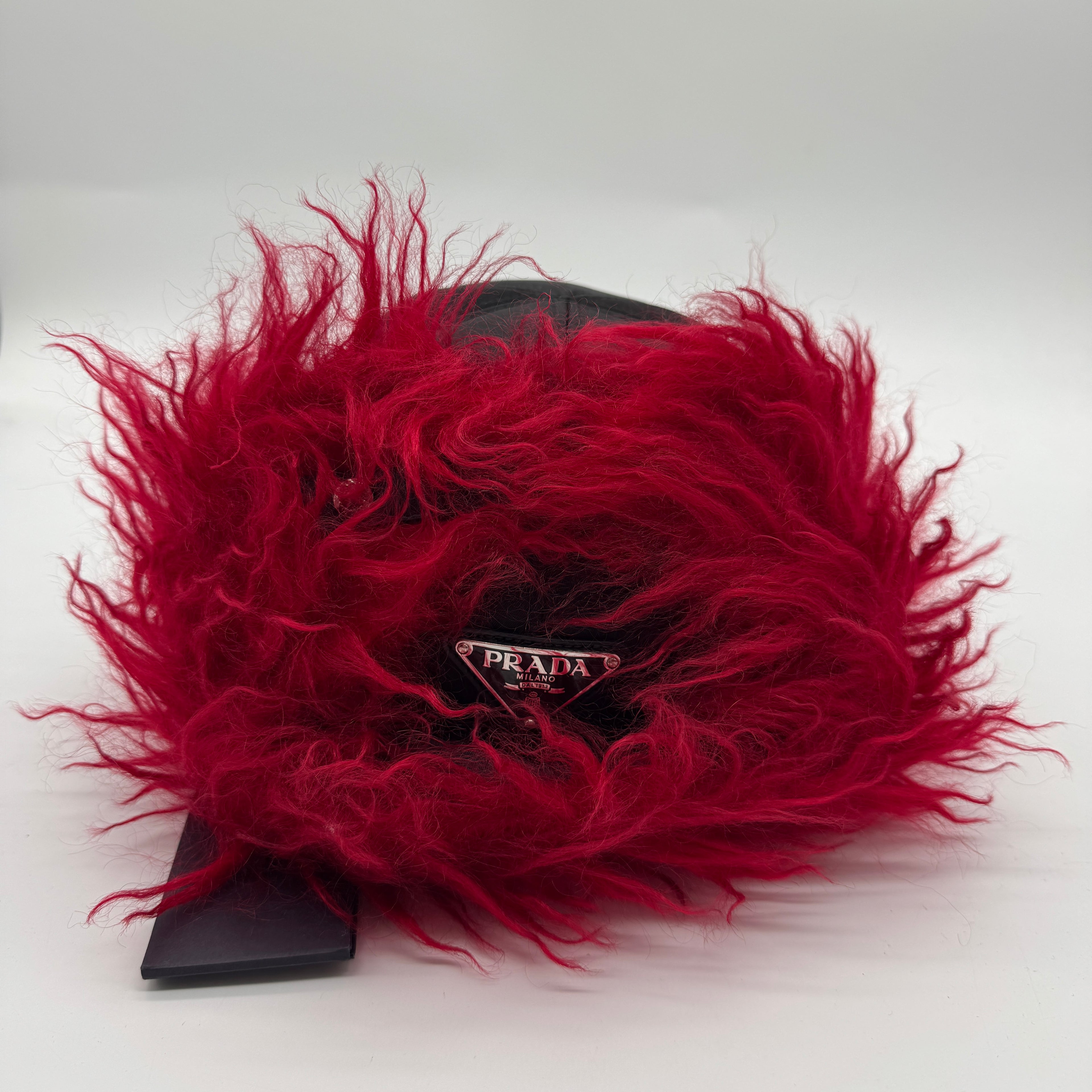 Prada Red Nylon Hat