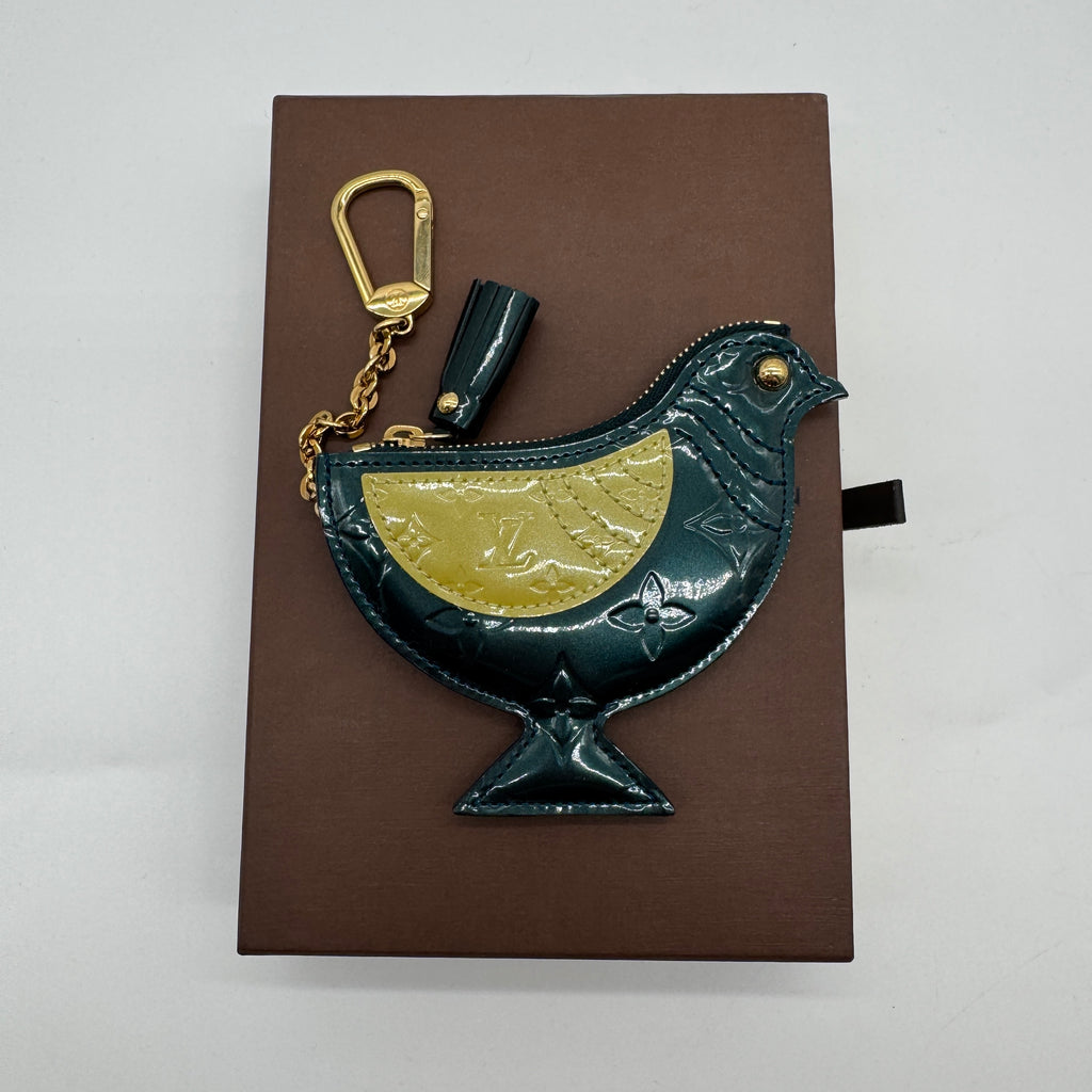 Louis Vuitton Monogram Vernis Pochette Bird Purse