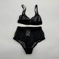 Gucci Gg Embroidered Tulle Lingerie Set