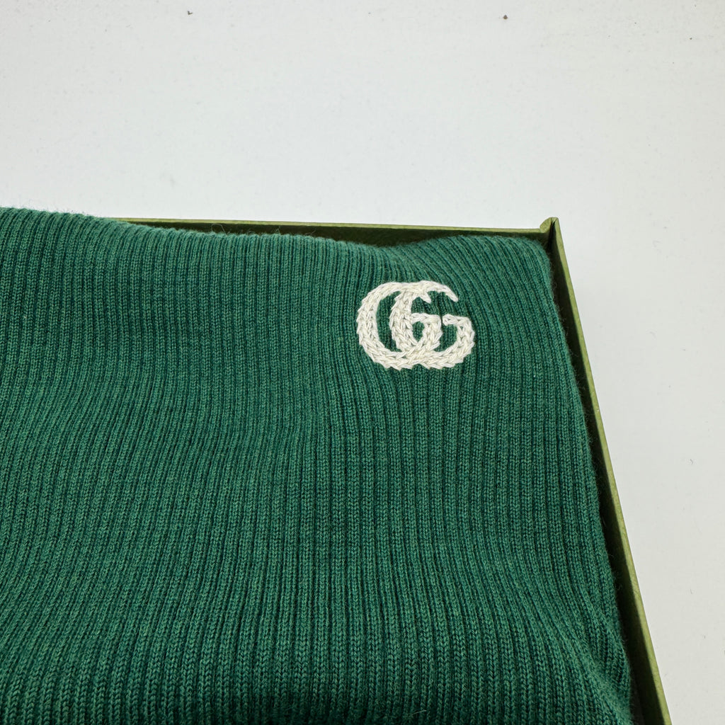 Gucci Kids GG Ribbed Knit Turtleneck