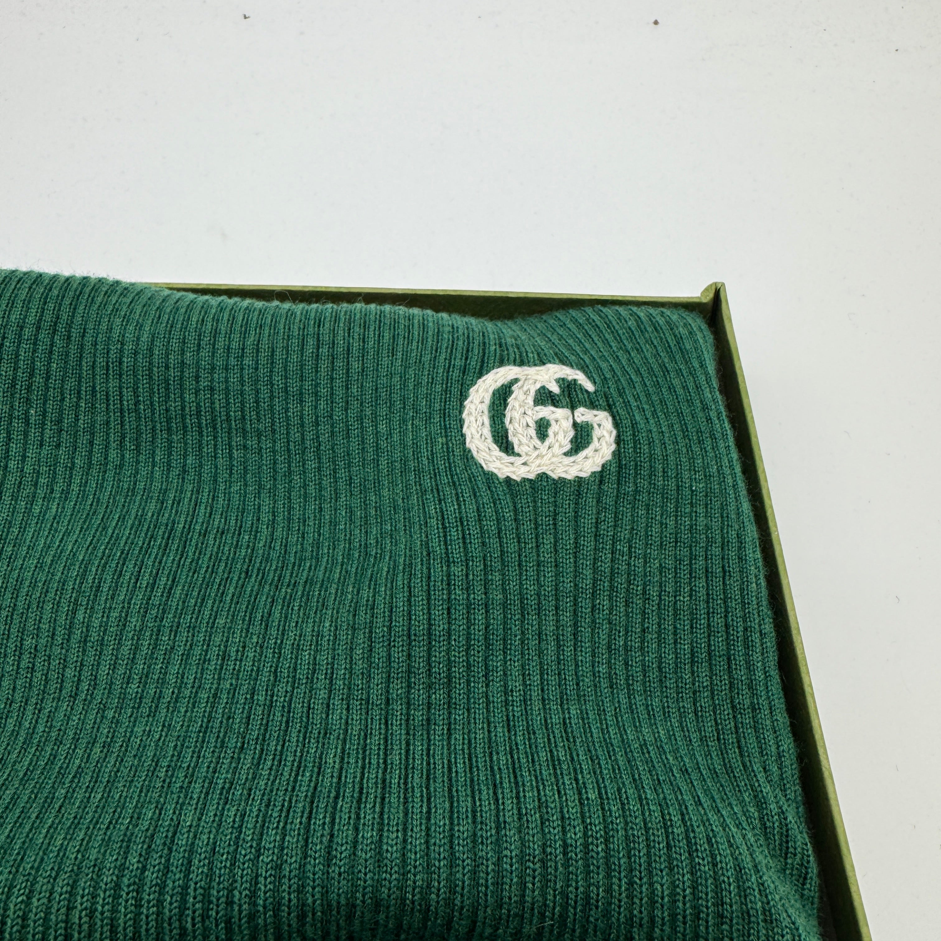 Gucci Kids GG Ribbed Knit Turtleneck