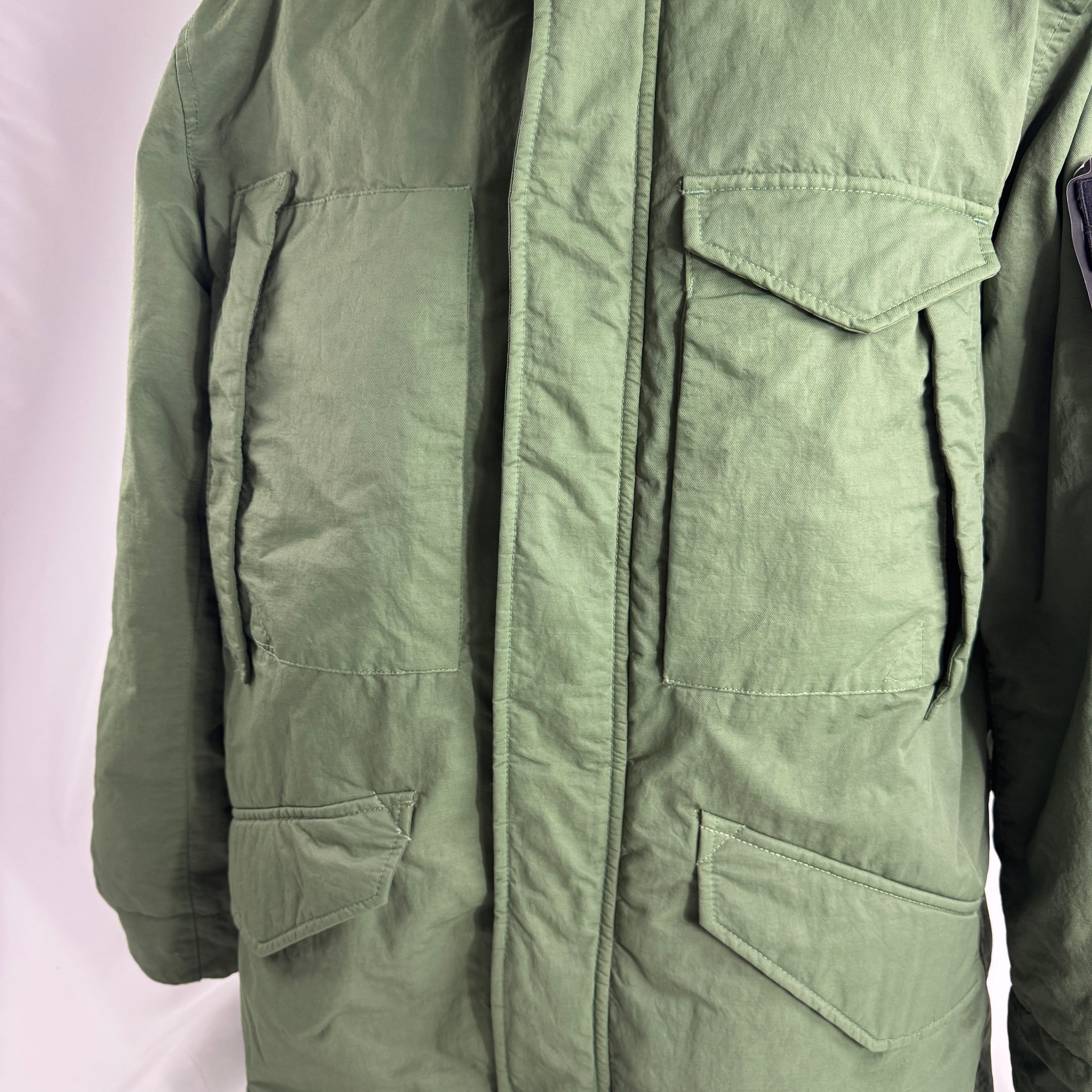 Stone Island Opaque Nylon Twill Down Parka