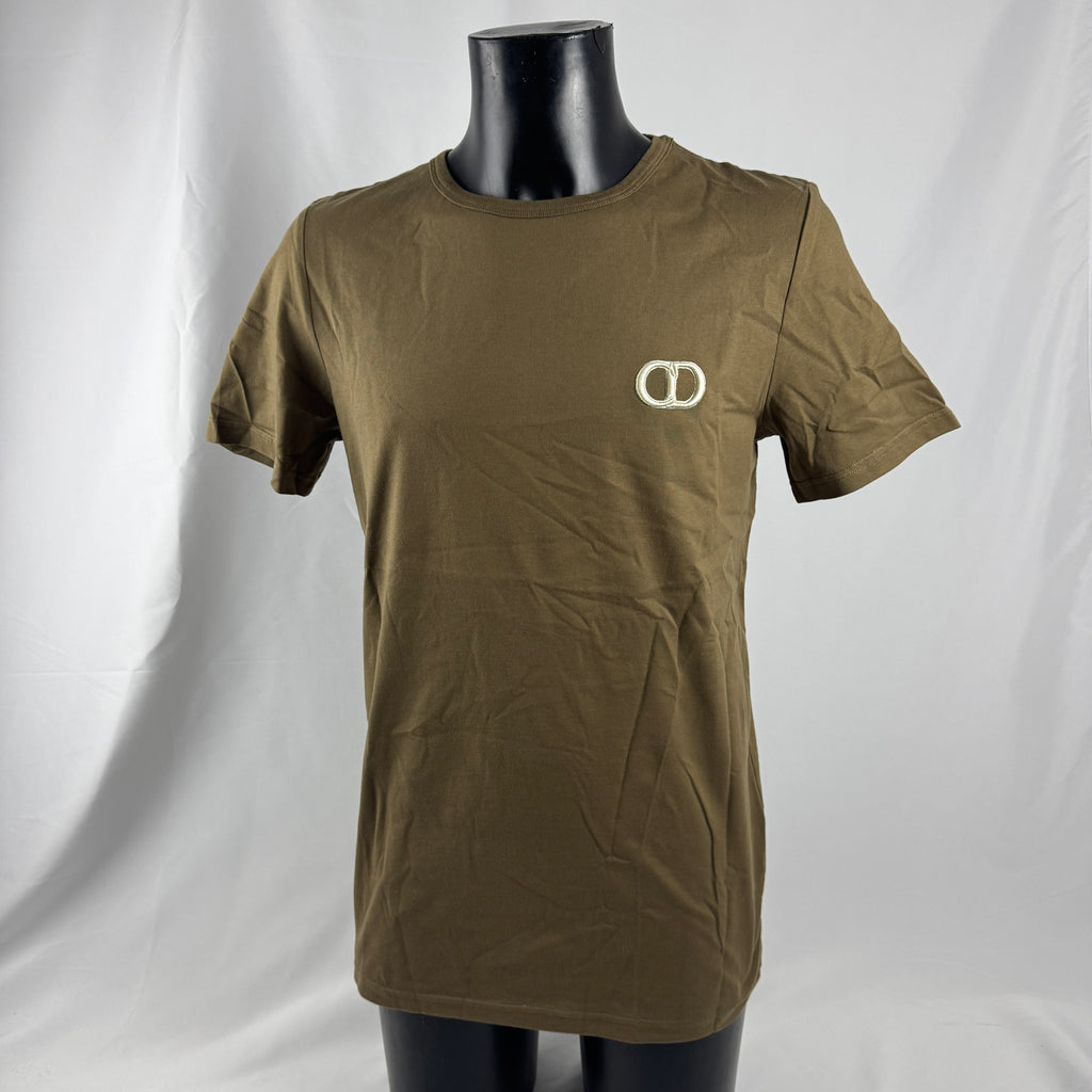 Dior CD Icon Embroidered Cotton T-Shirt