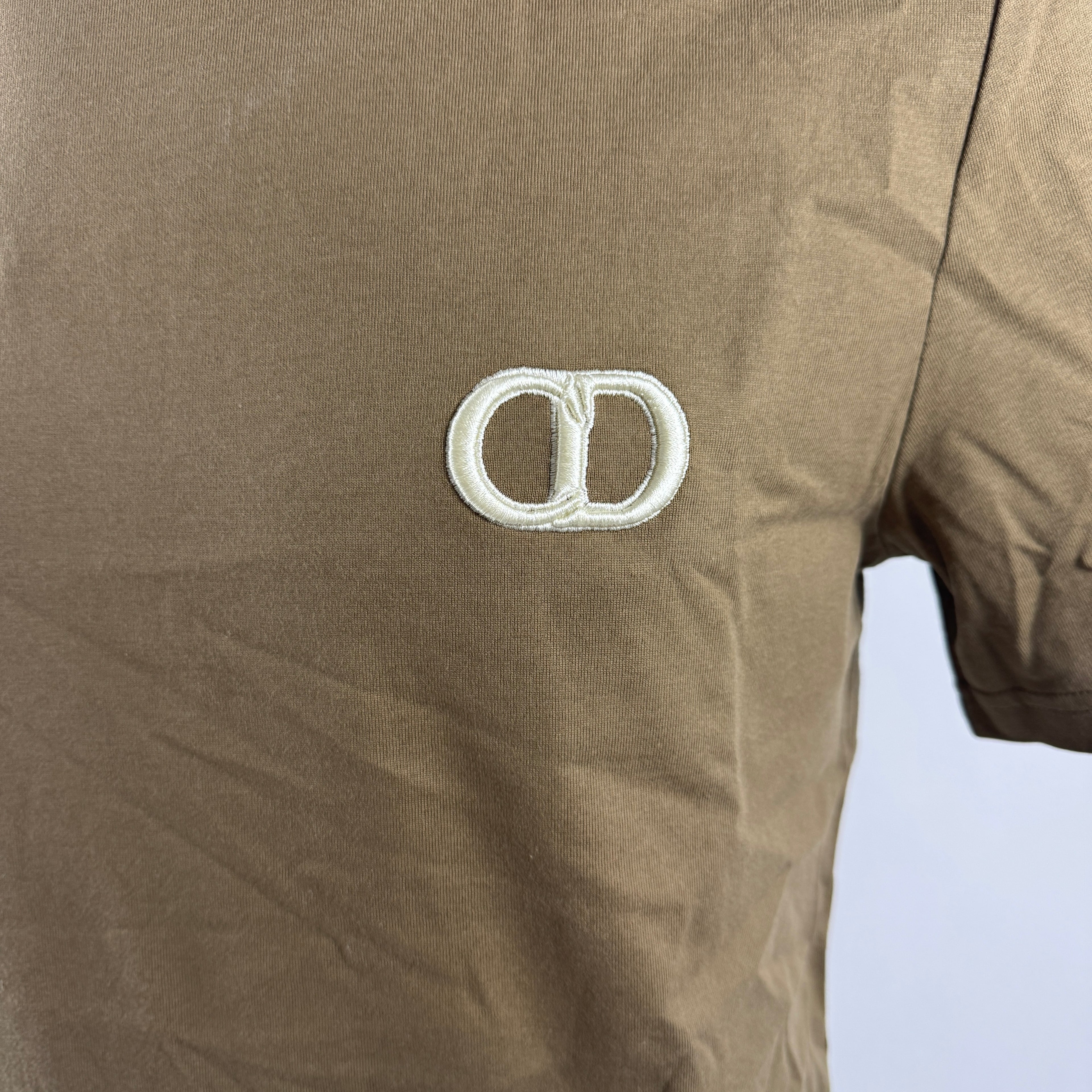 Dior CD Icon Embroidered Cotton T-Shirt