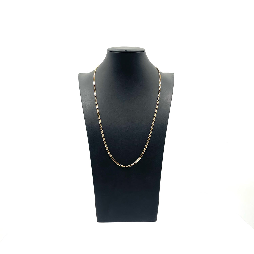 9CT Gold Curb Chain 24" 3mm