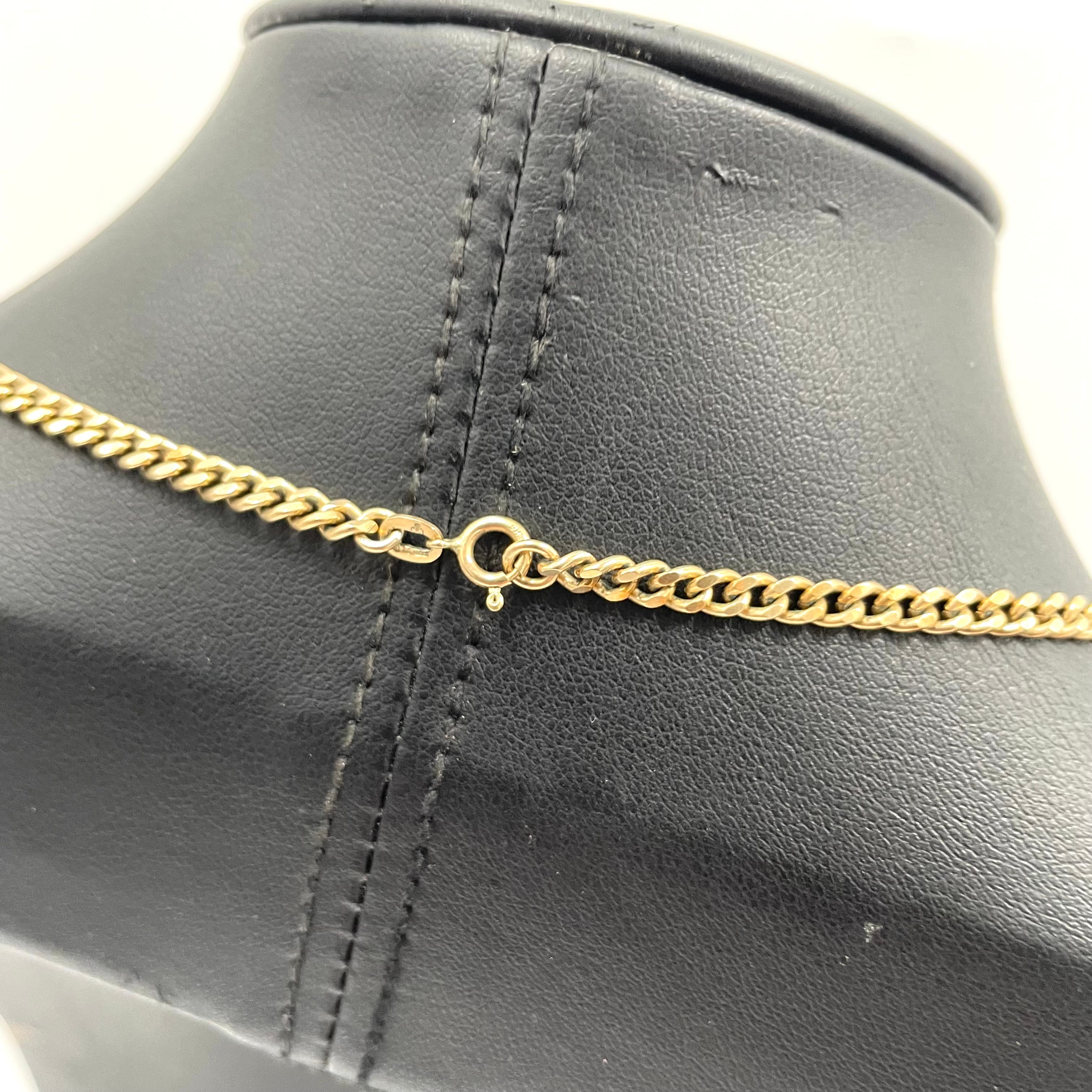 9CT Gold Curb Chain 24" 3mm