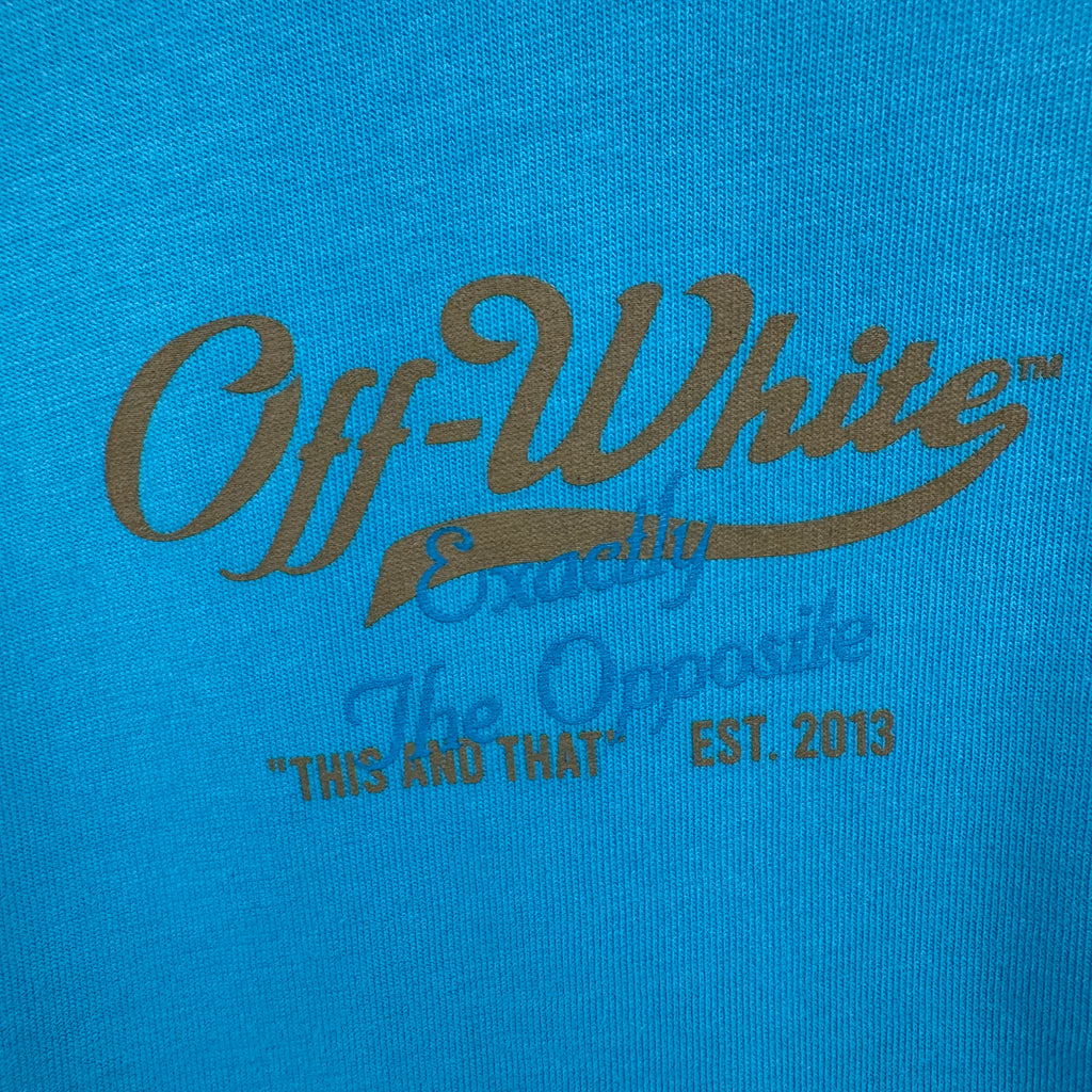 Off White Script Logo Over Skate S/S Tee