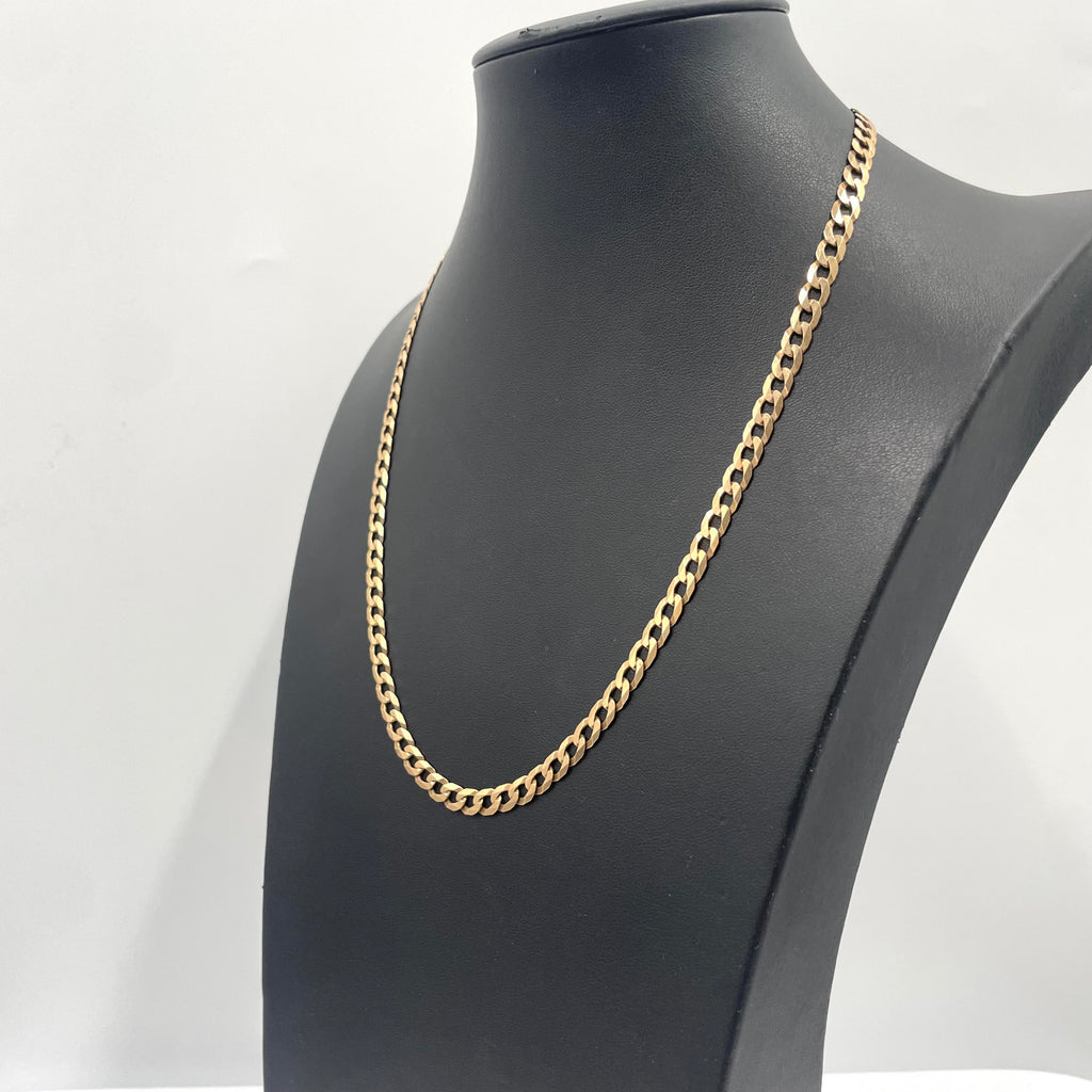 9CT Gold Curb Chain 20" 5mm
